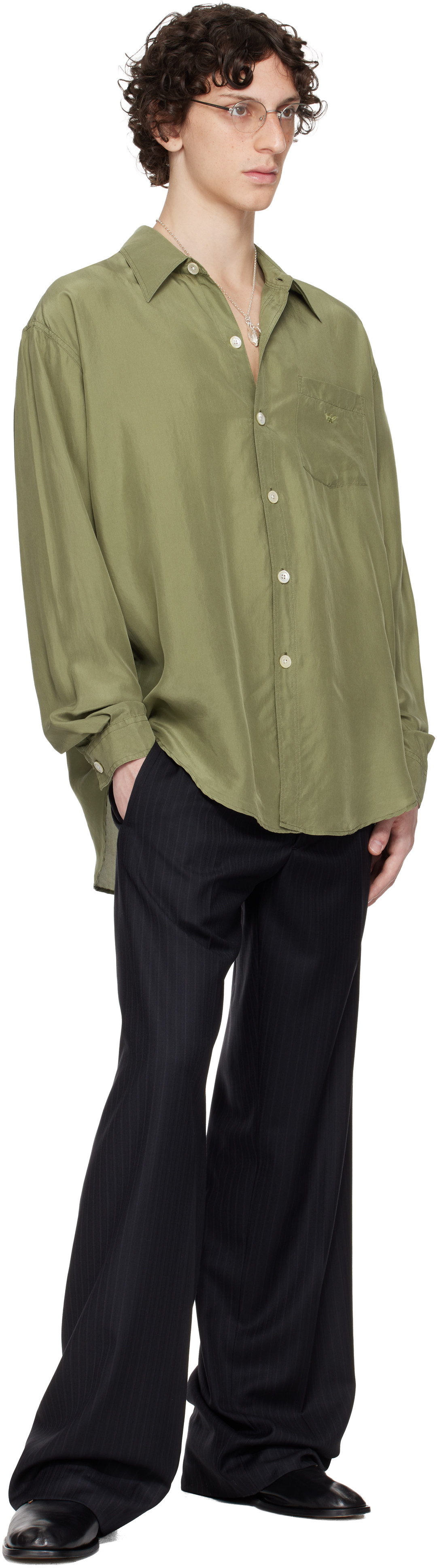 Our Legacy Work Shop Emporio Armani Khaki Garibaldi Shirt