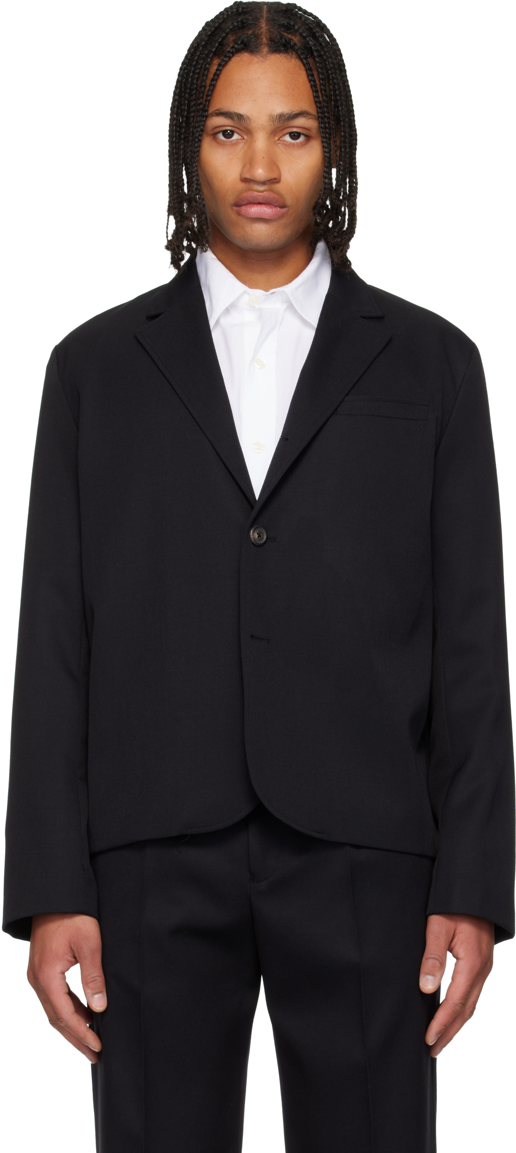 Our Legacy Mens Rolling Wool Blazer In Black
