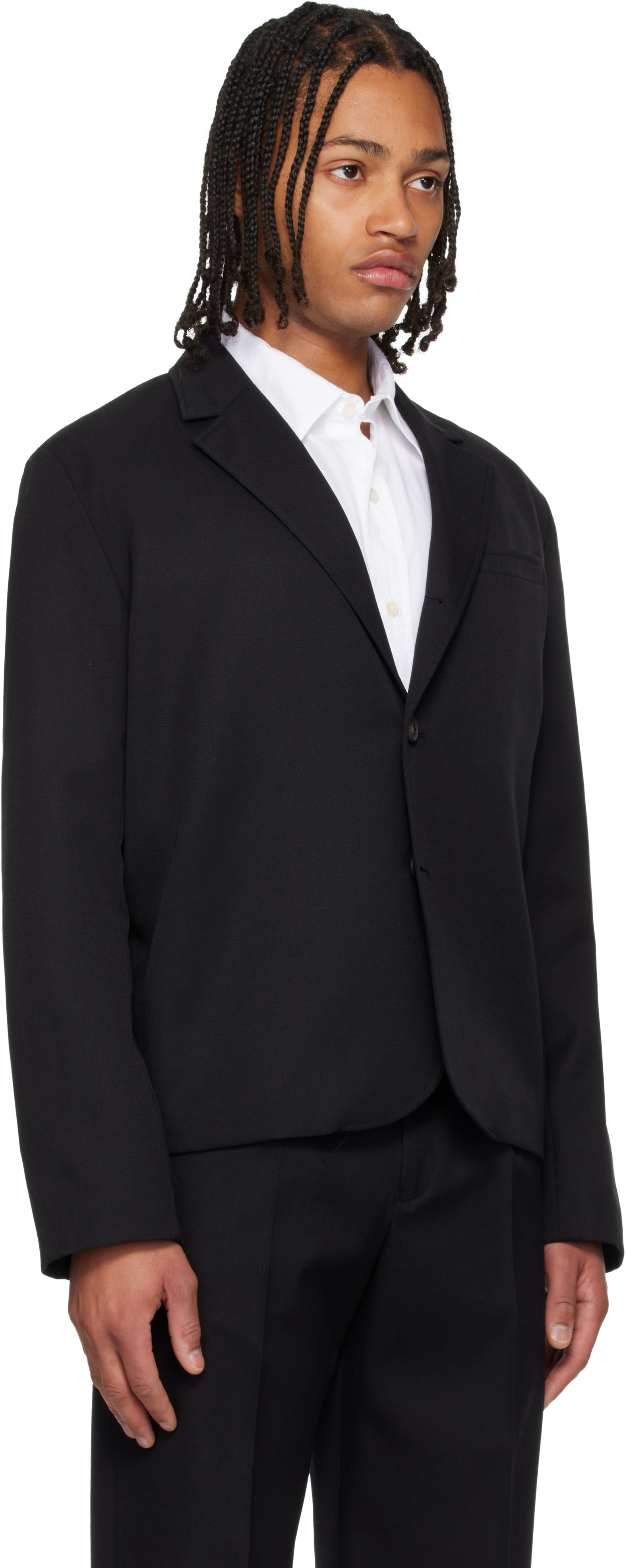 Our Legacy Mens Rolling Wool Blazer In Black