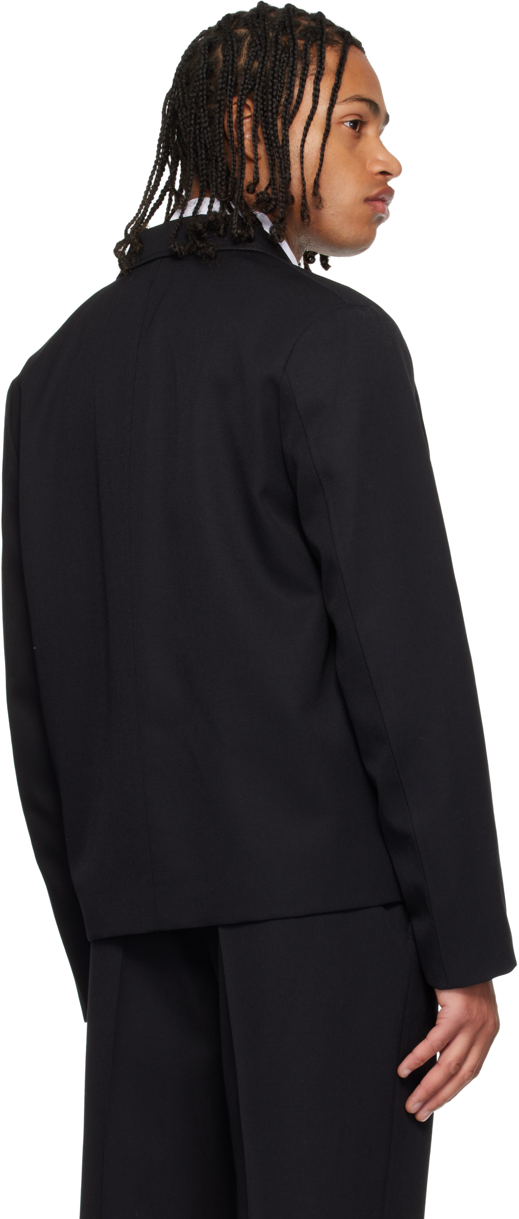 Our Legacy Mens Rolling Wool Blazer In Black