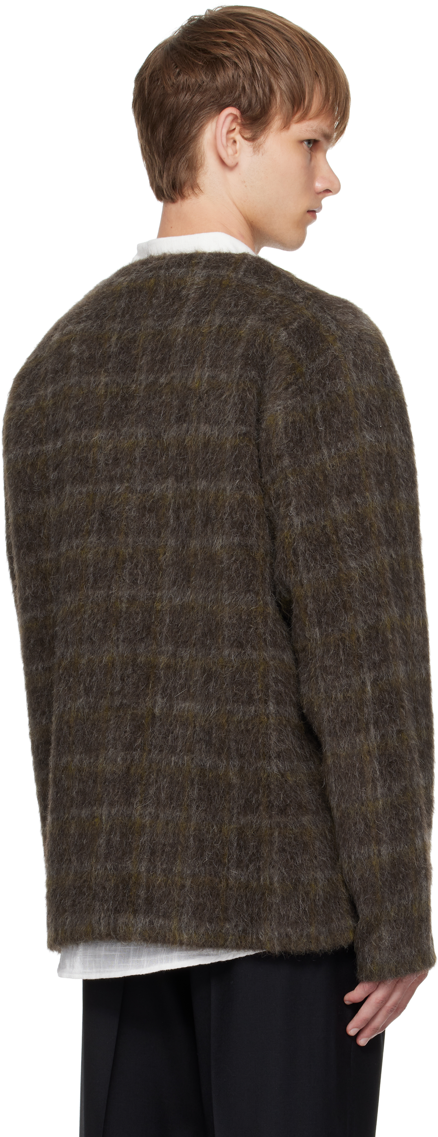 Our Legacy Brown Wool Cardigan In Brown