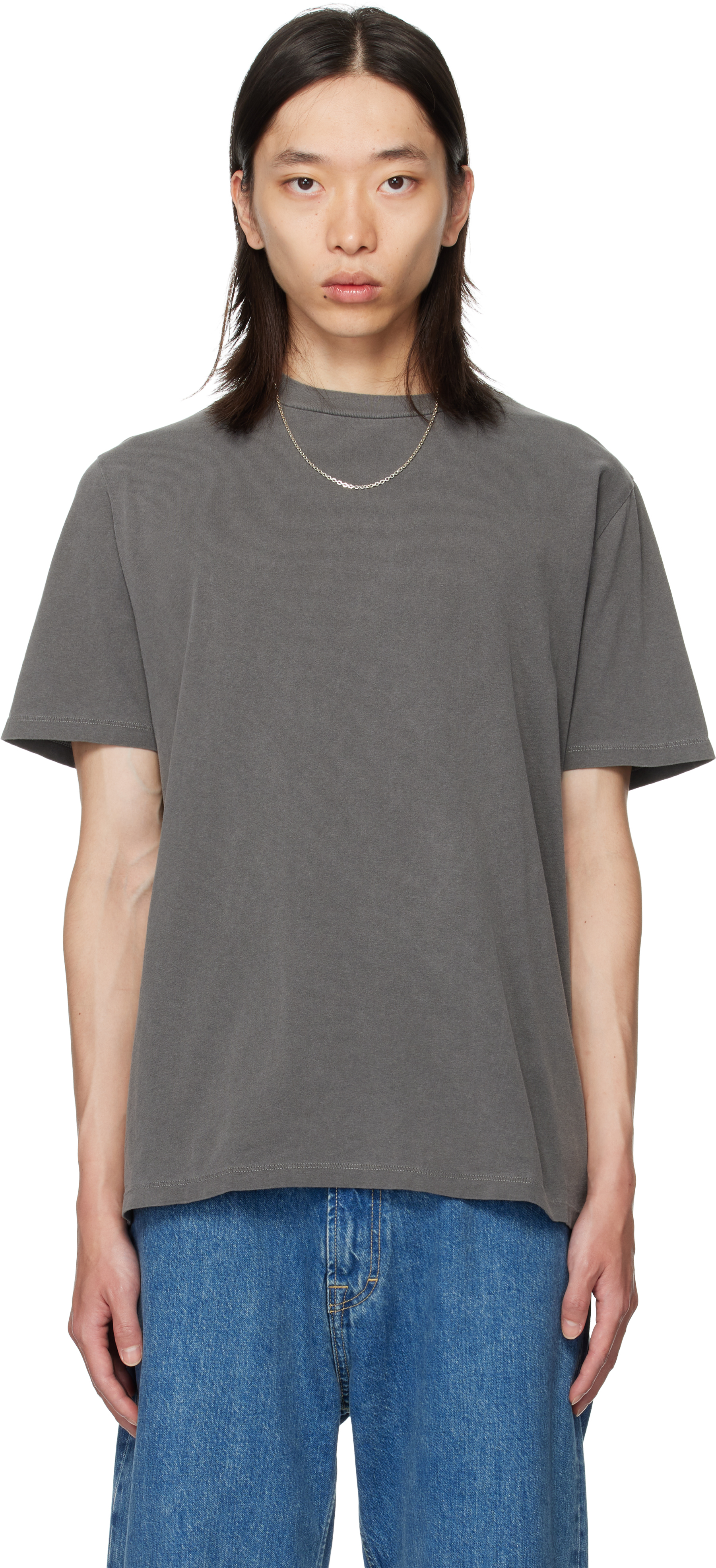 OUR LEGACY: グレー Box Tシャツ | SSENSE 日本