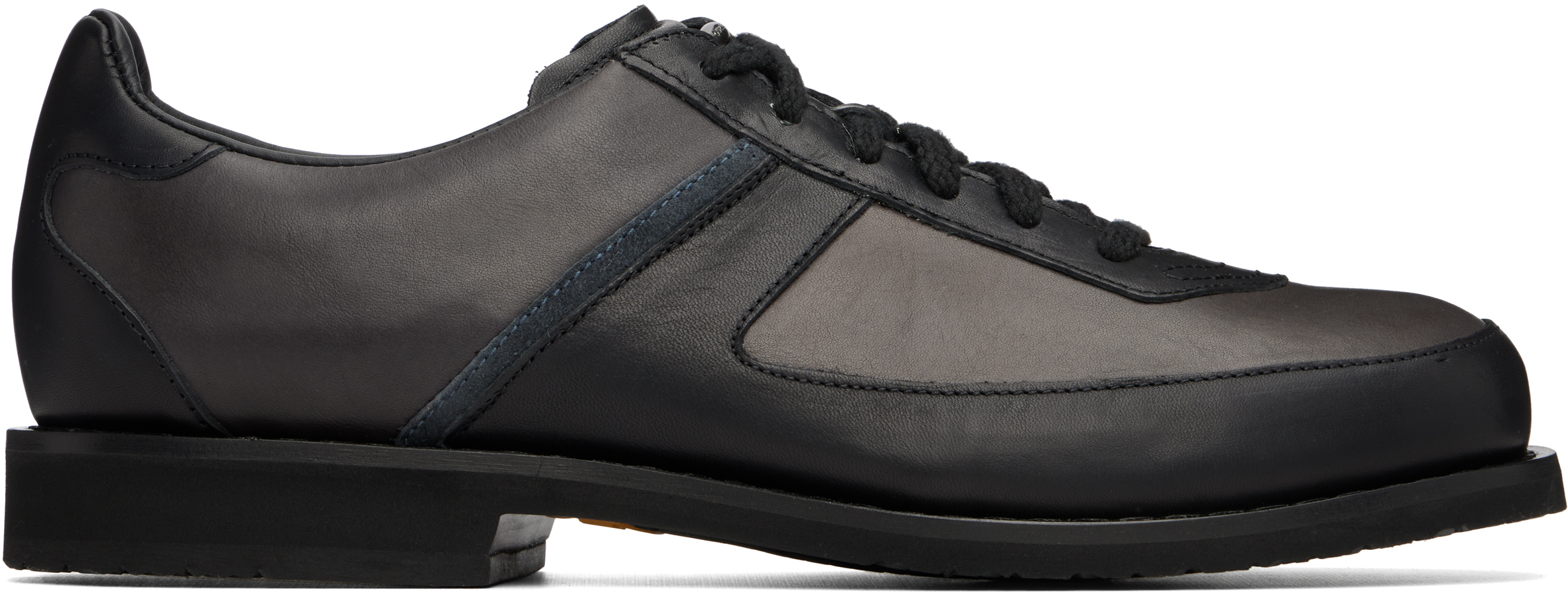 Brown & Black Ten Pin Sneakers by OUR LEGACY on Sale