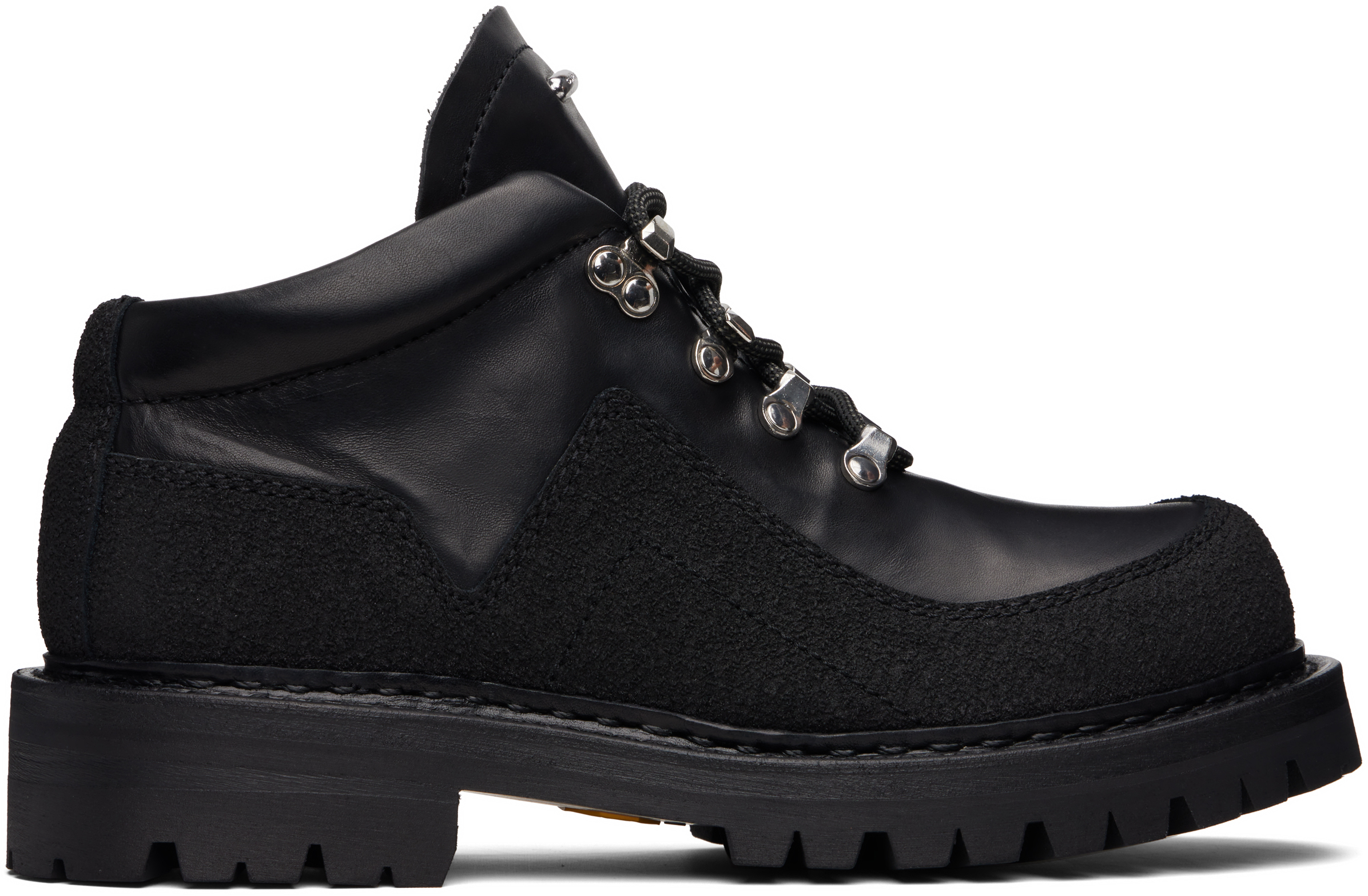 Our Legacy Robust Leather Quest Shoes In Black