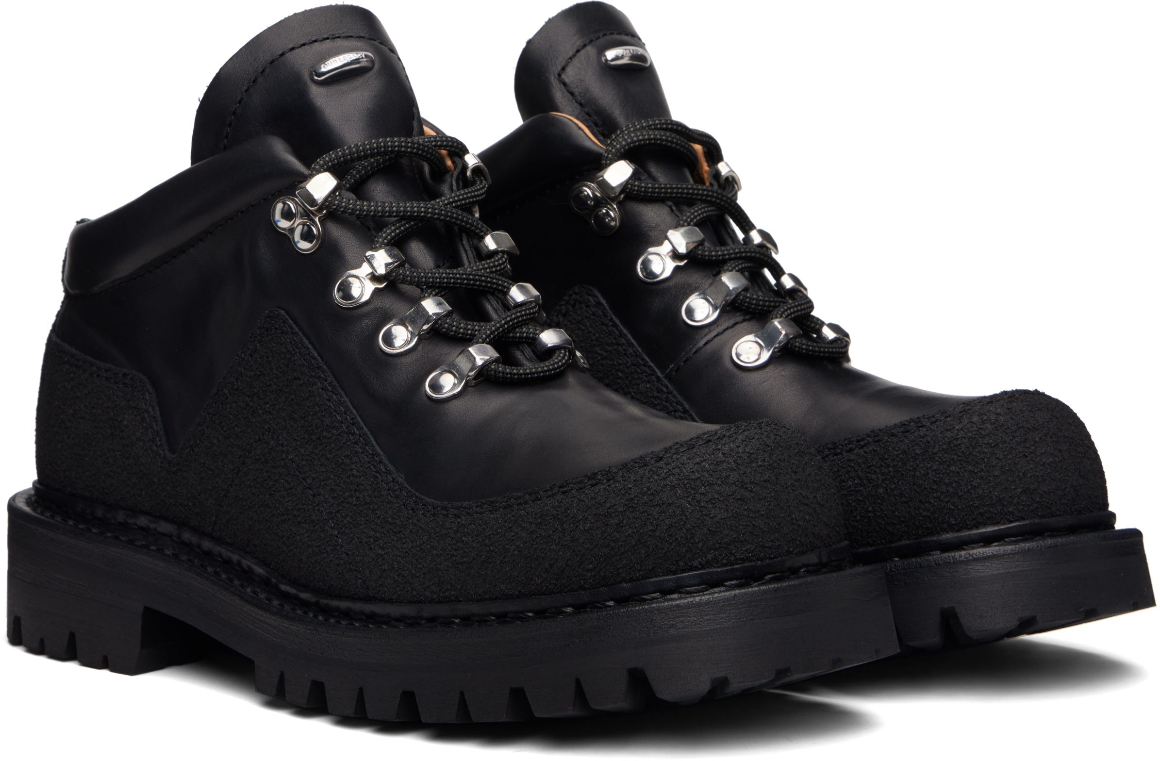 Our Legacy Robust Leather Quest Shoes In Black