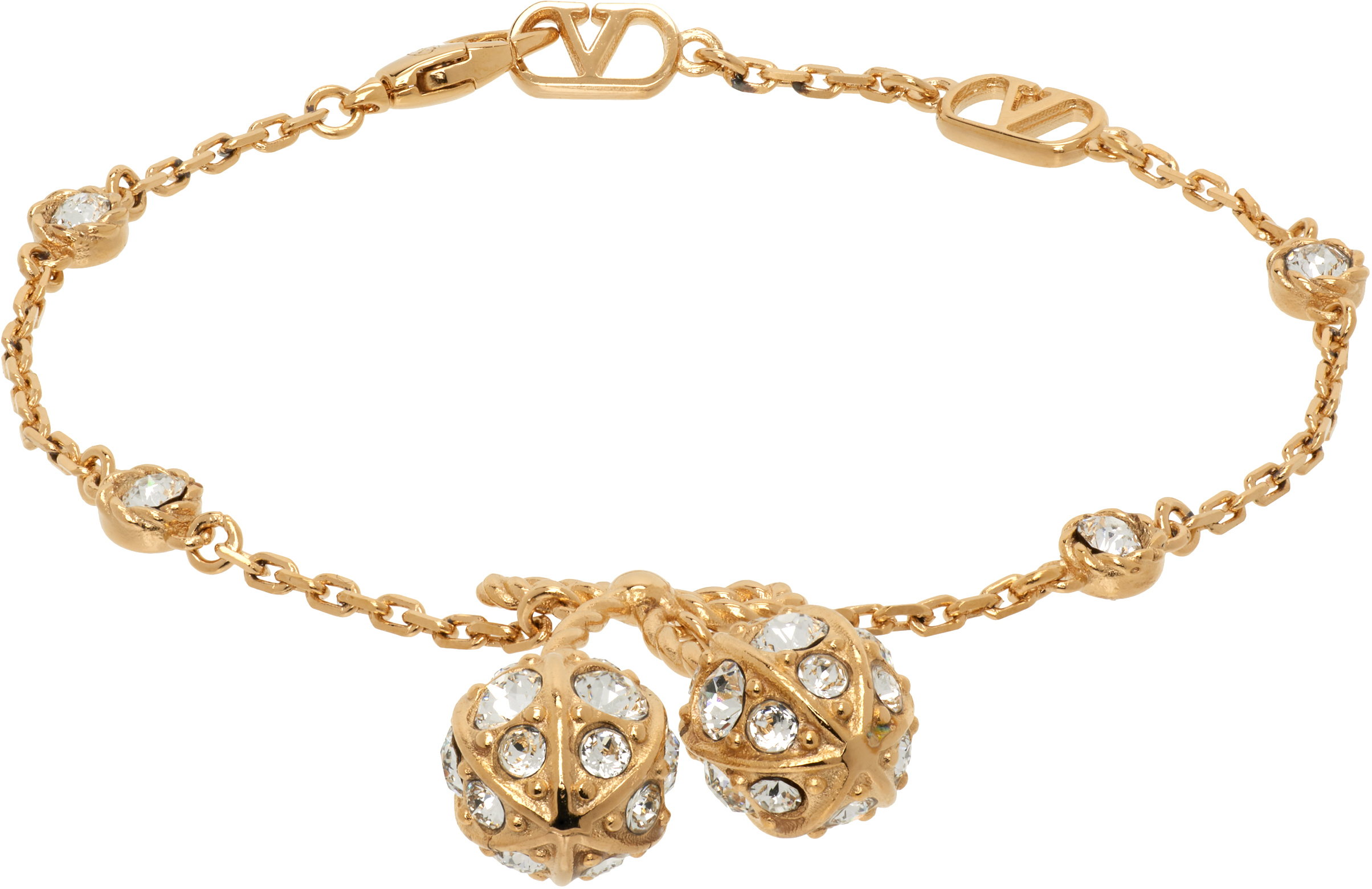 Valentino Cherryfic Bracelet In Gold