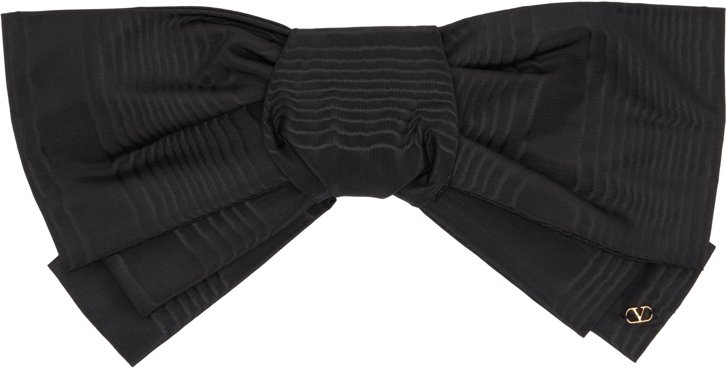 Valentino Garavani Bow Brooch In Black