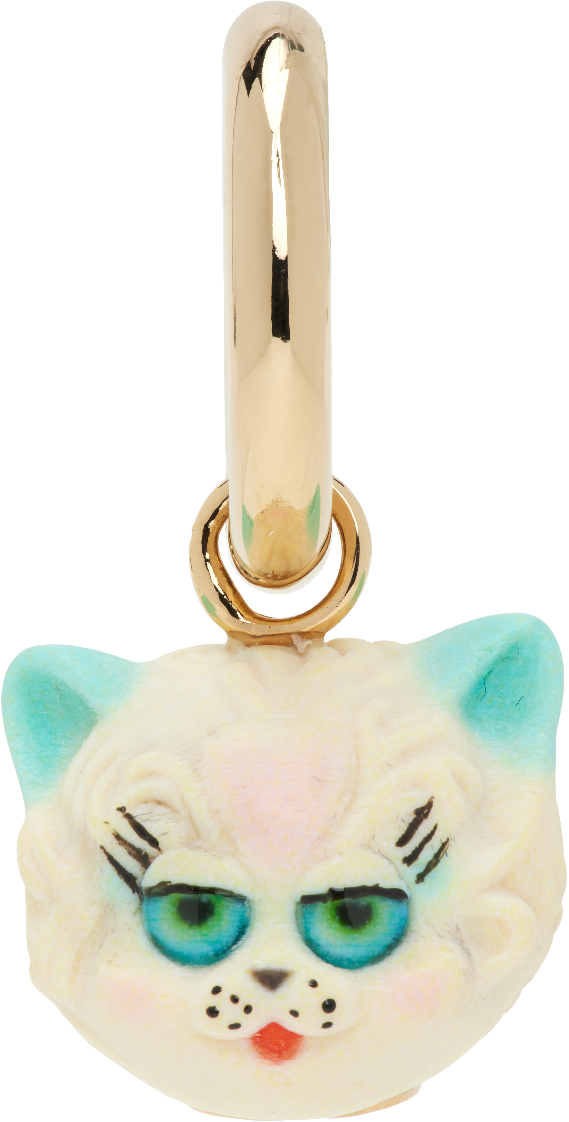 Valentino 'le Chat De La Maison' Single Earring In Neutral
