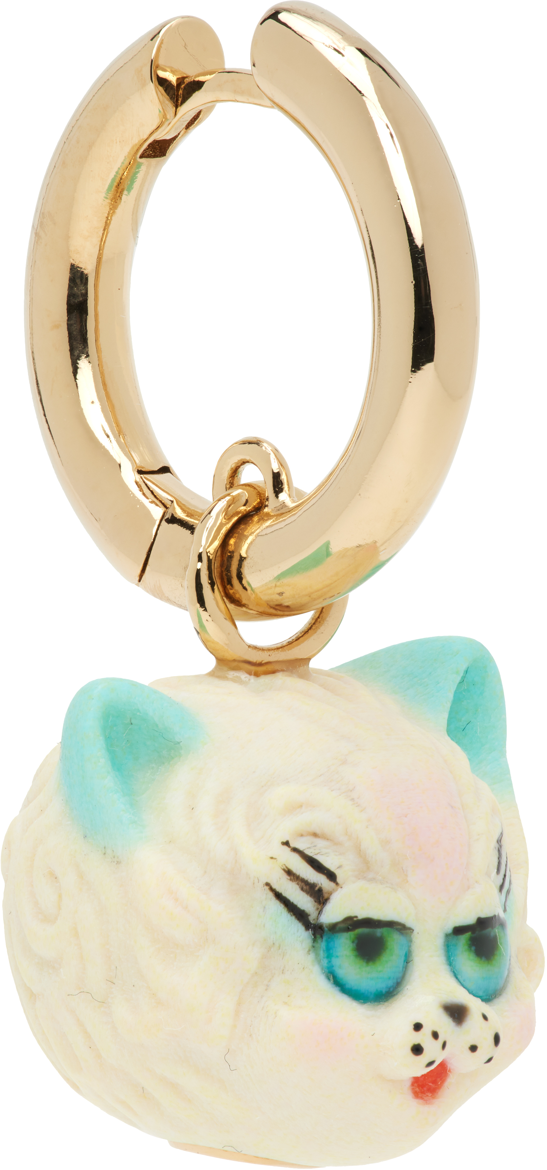 Valentino 'le Chat De La Maison' Single Earring In Neutral