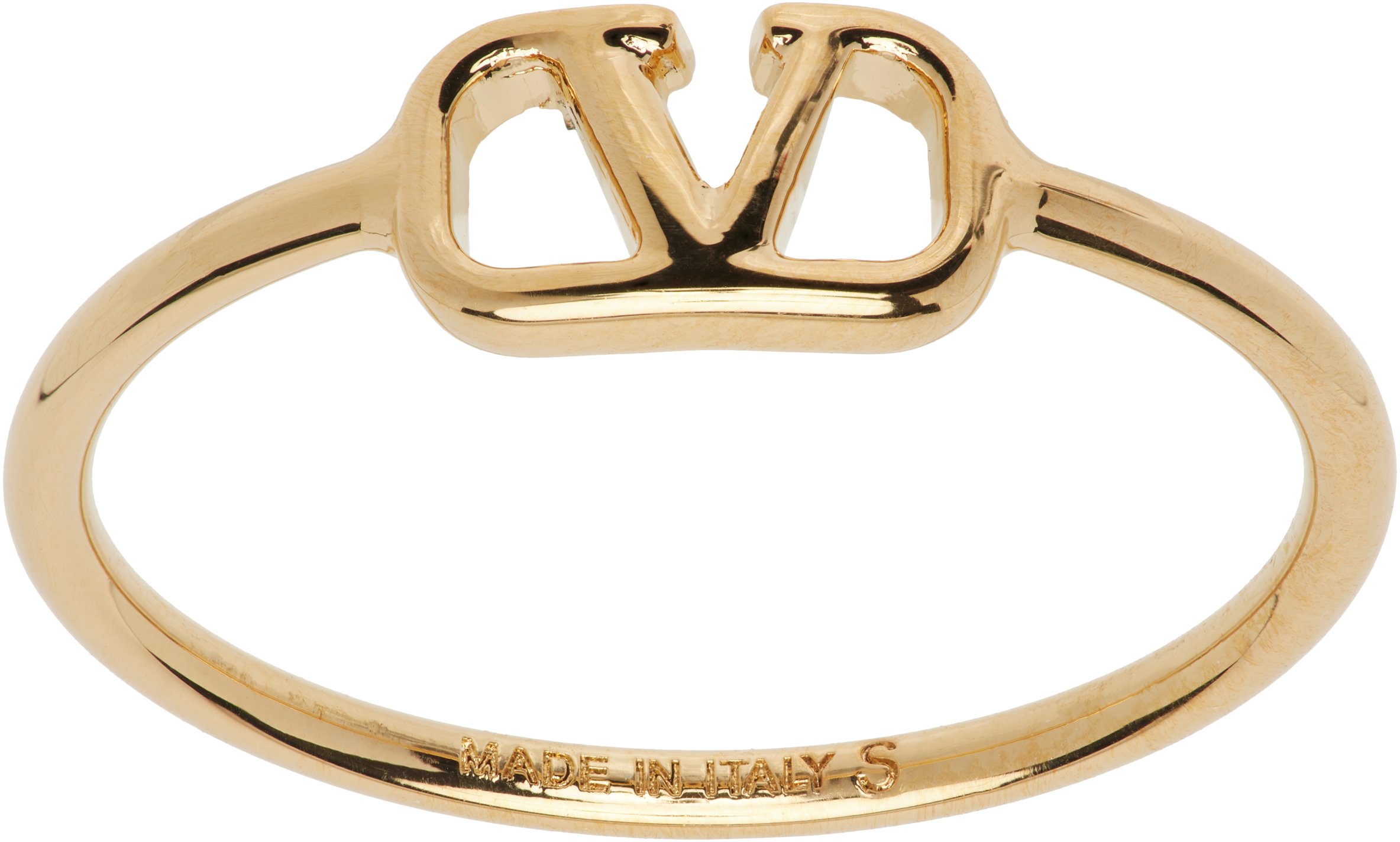 Valentino Garavani: VLogo Signature メタル リング | SSENSE 日本