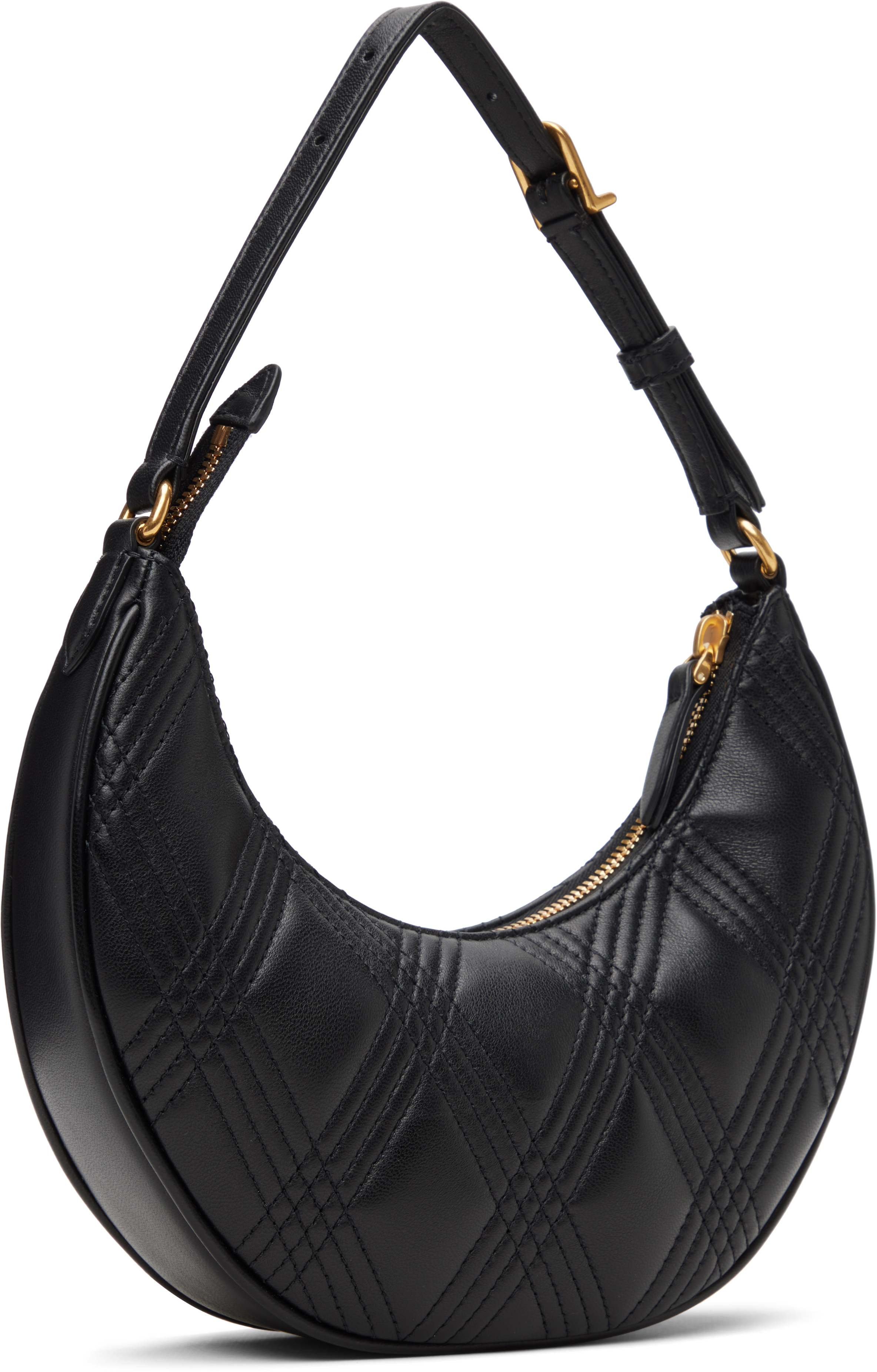 Valentino Black Quiltie 67 Mini Bag In Black