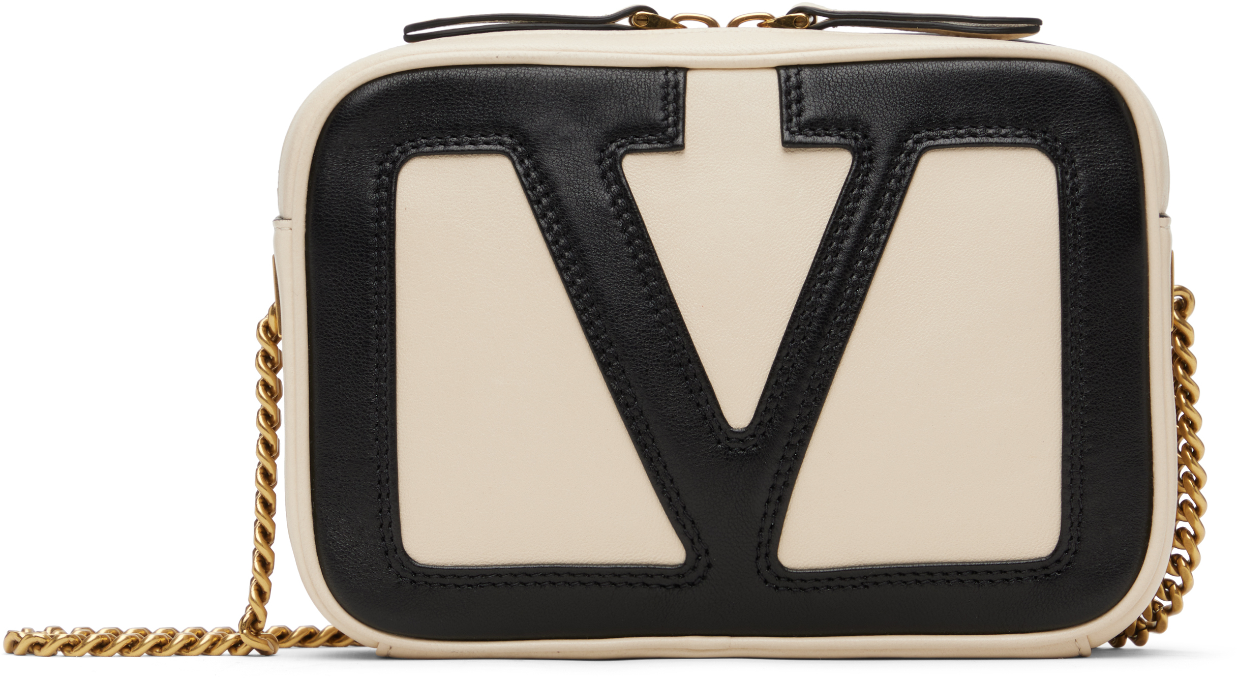 Valentino Beige Viva Superstar Shoulder & Belt Bag
