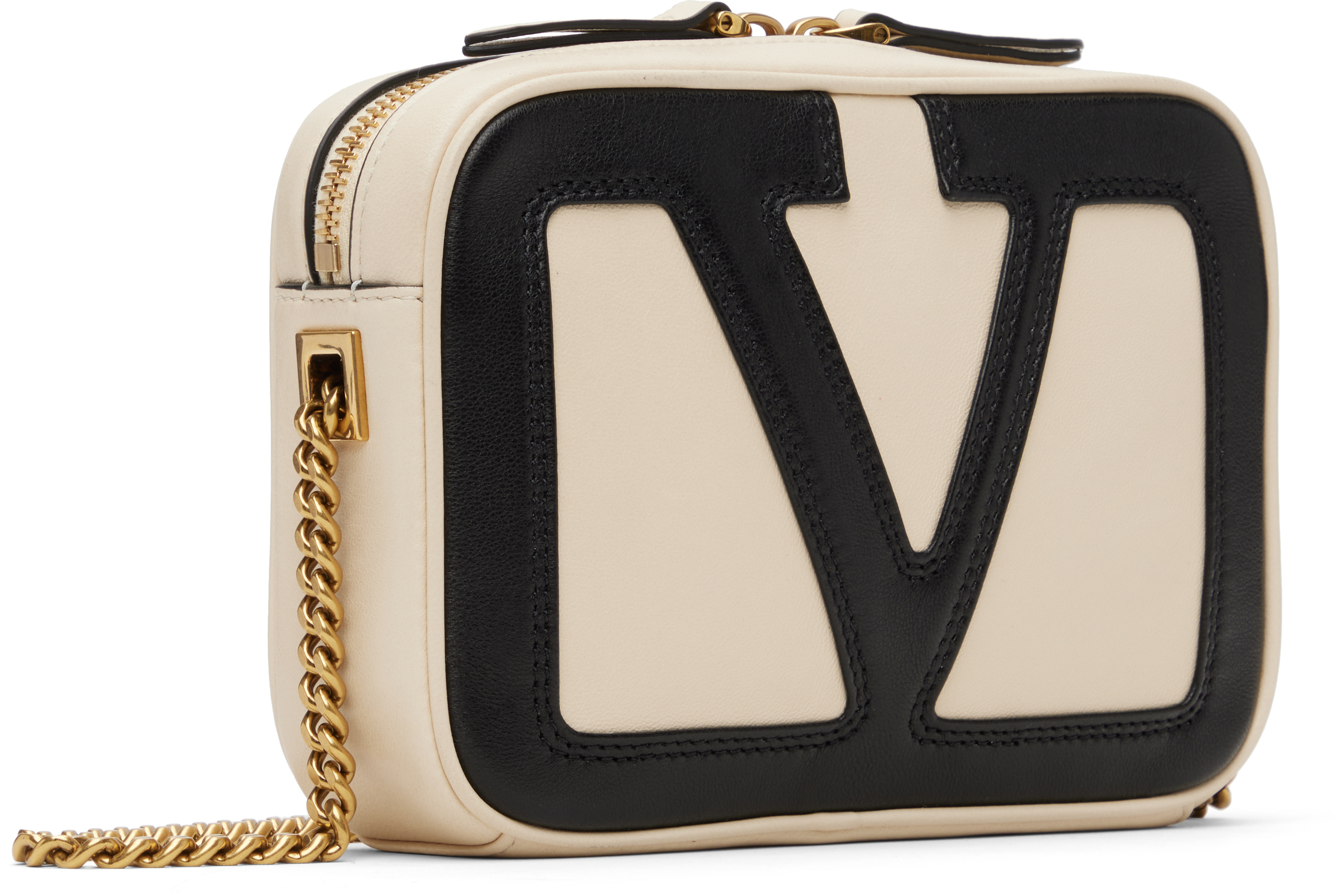 Valentino Beige Viva Superstar Shoulder & Belt Bag