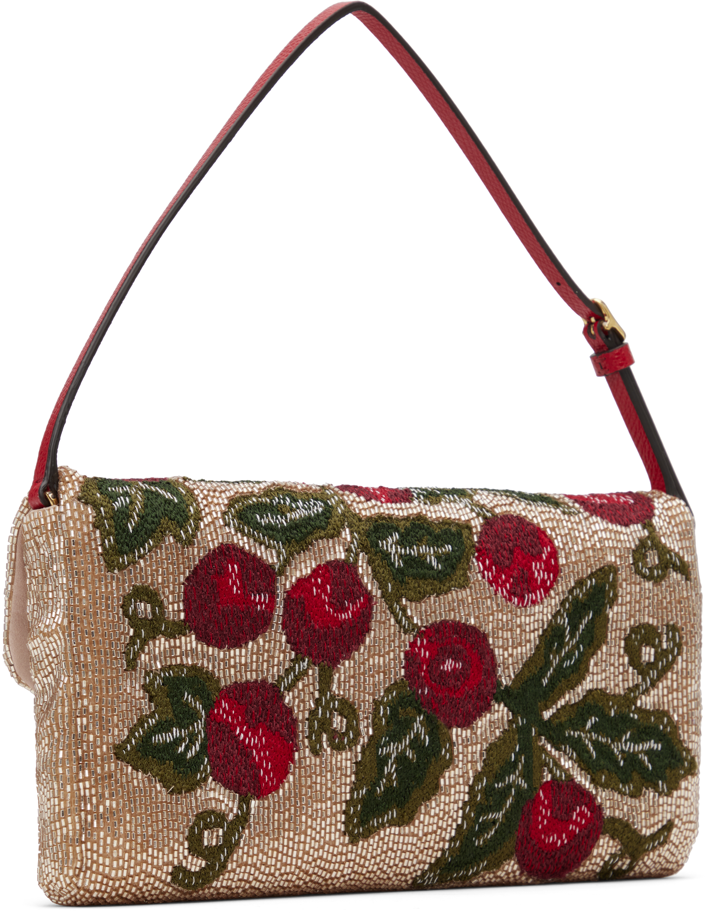 Valentino Multicolor Vain Clutch In Multi