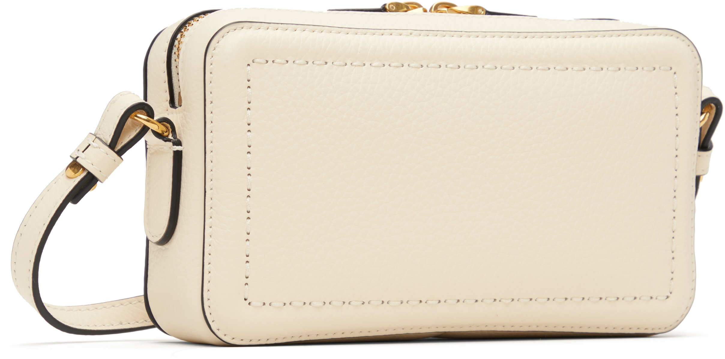 Valentino Off-white Mini Alltime Camera Case Bag In Neutral