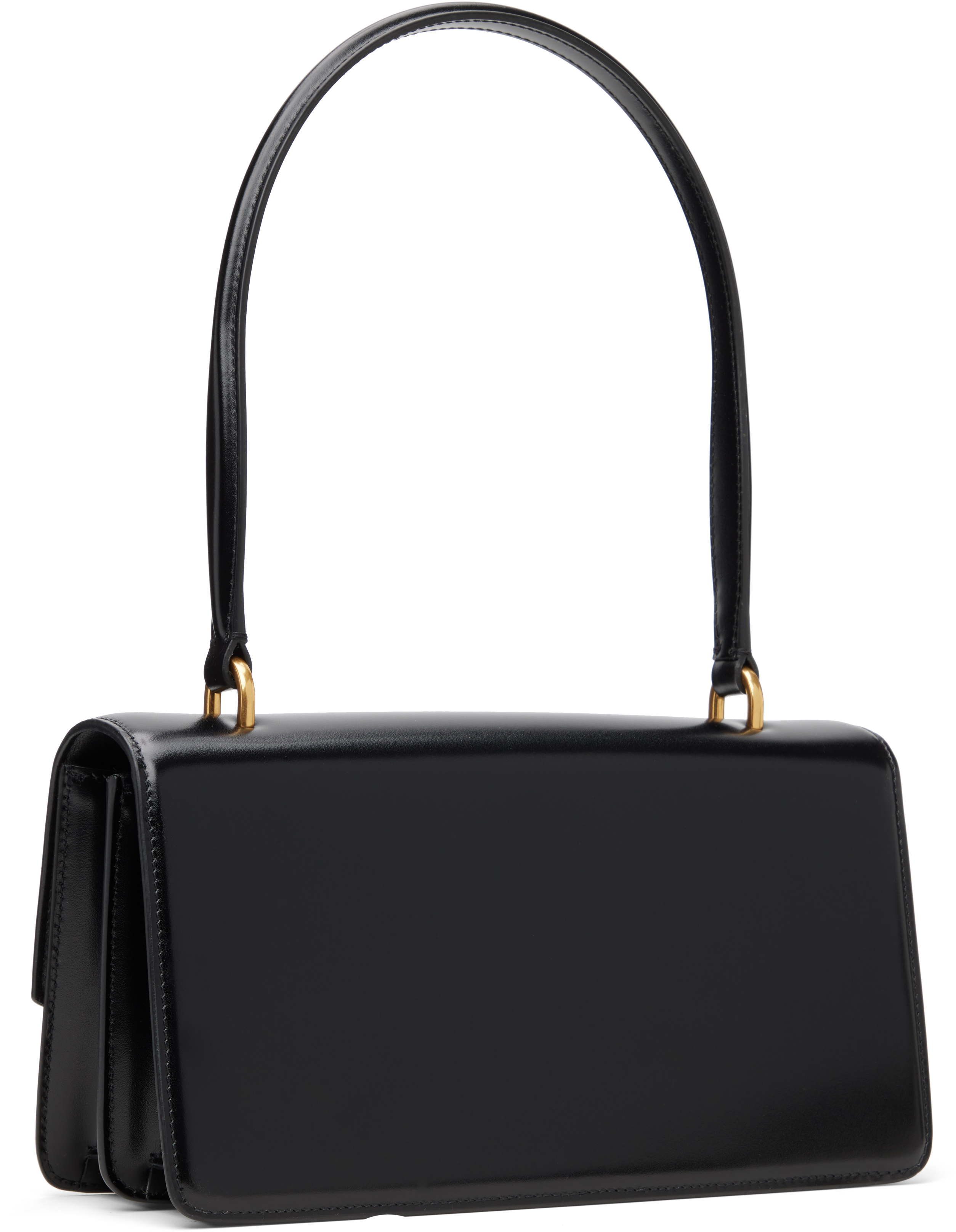 Valentino Vain Bag With Handle In Leather In Black