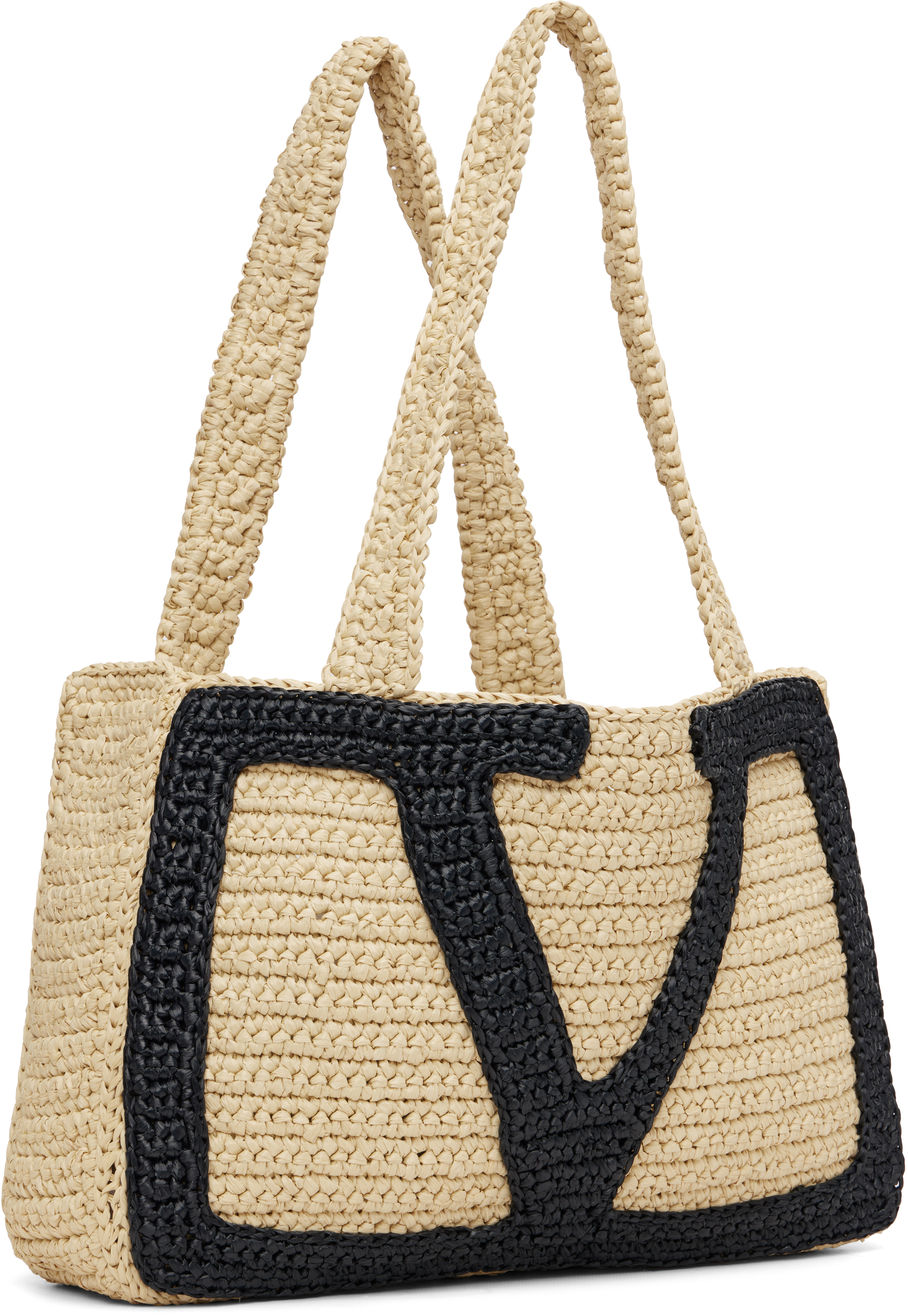 Valentino Beige Viva Superstar Medium Shopping Tote In Multi