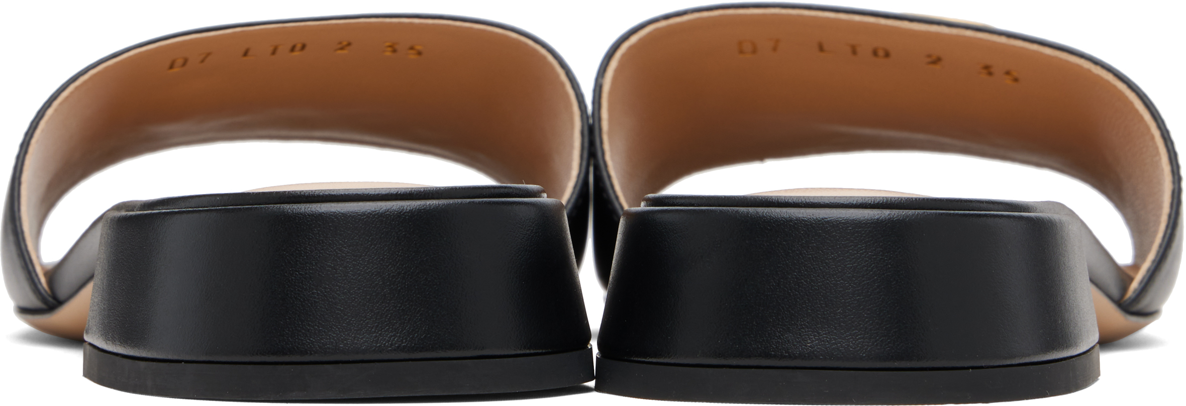 Valentino Black Vlogo Signature Slide Sandals In Black