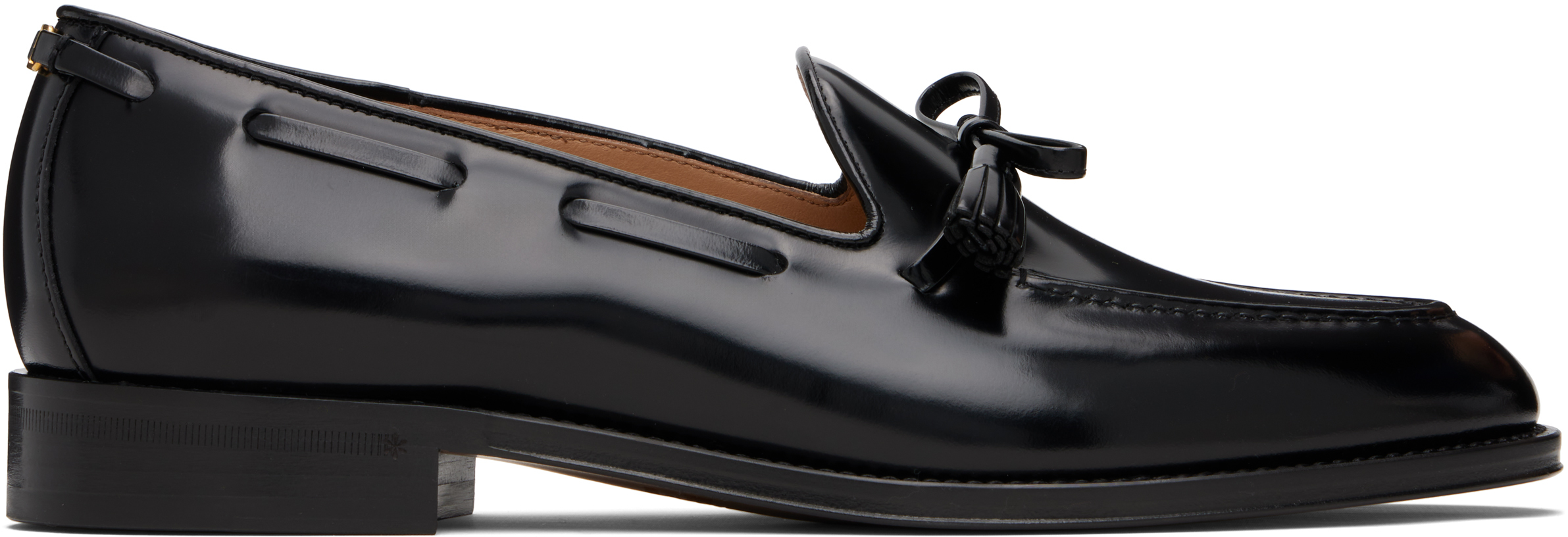 Black Bowshire Loafers