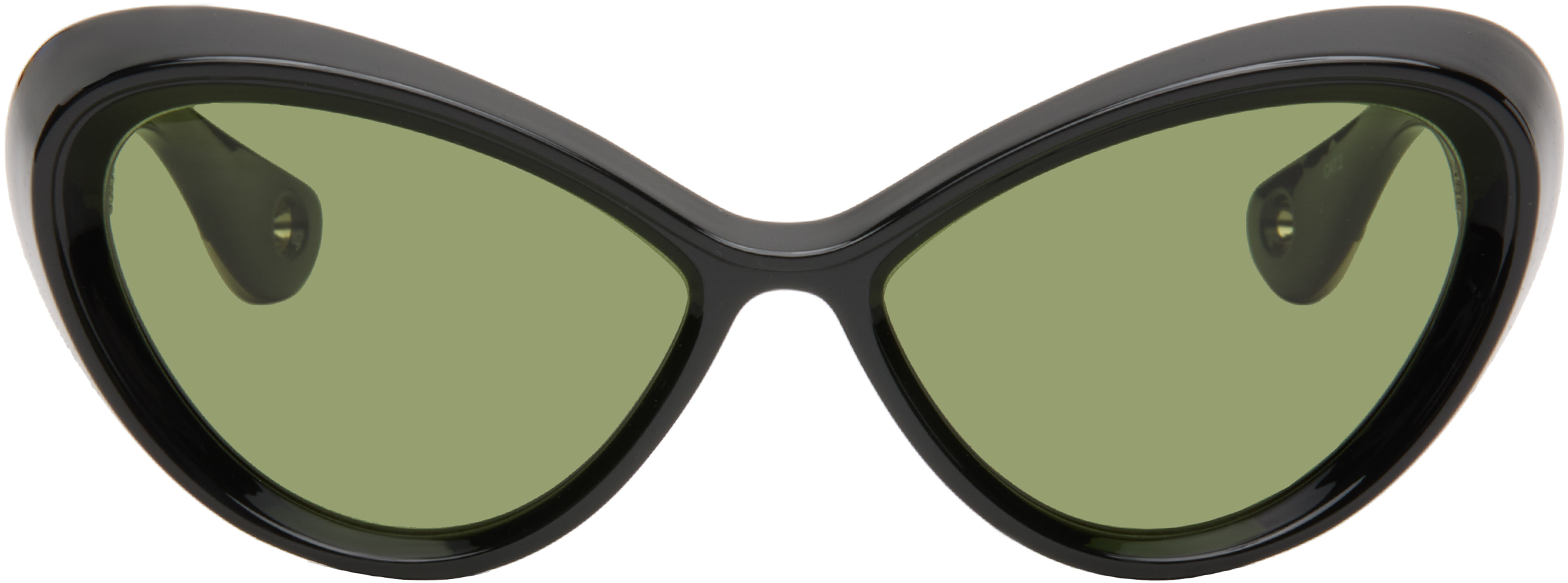 Black 'The Parisian Cat' Sunglasses