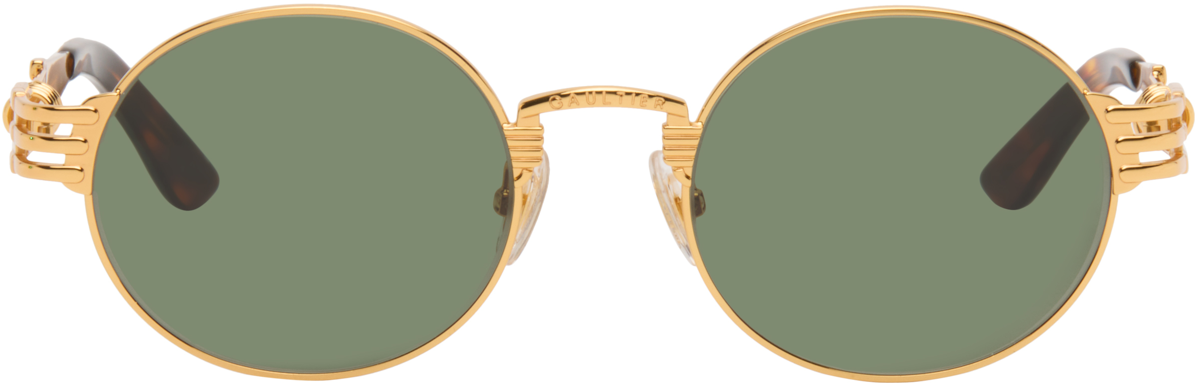 Jean Paul Gaultier: 'The Gold 56-6106' Sunglasses | SSENSE Canada