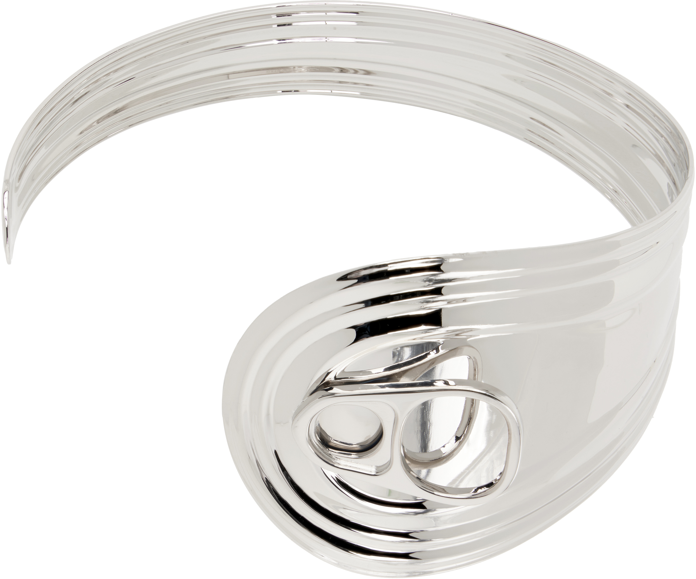 Jean Paul Gaultier 'pull Tab Can' Choker In Metallic