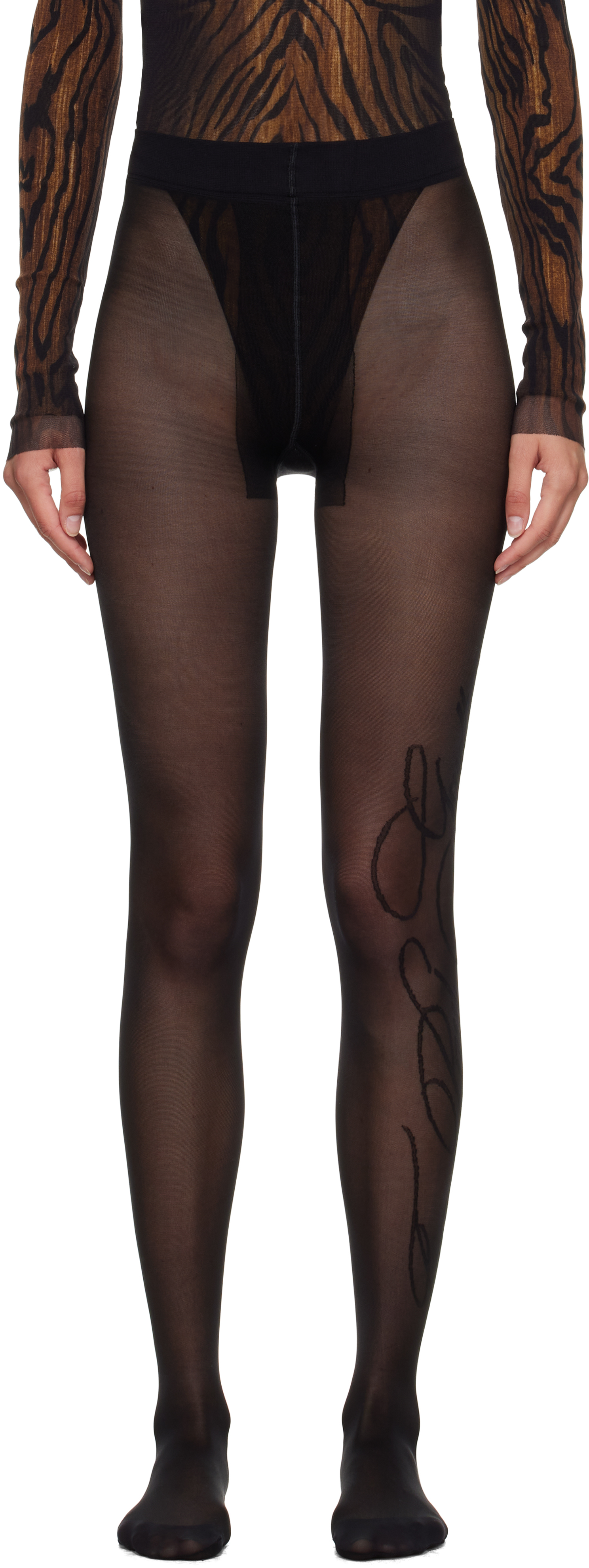 Jean Paul Gaultier Black 'the ' Tights