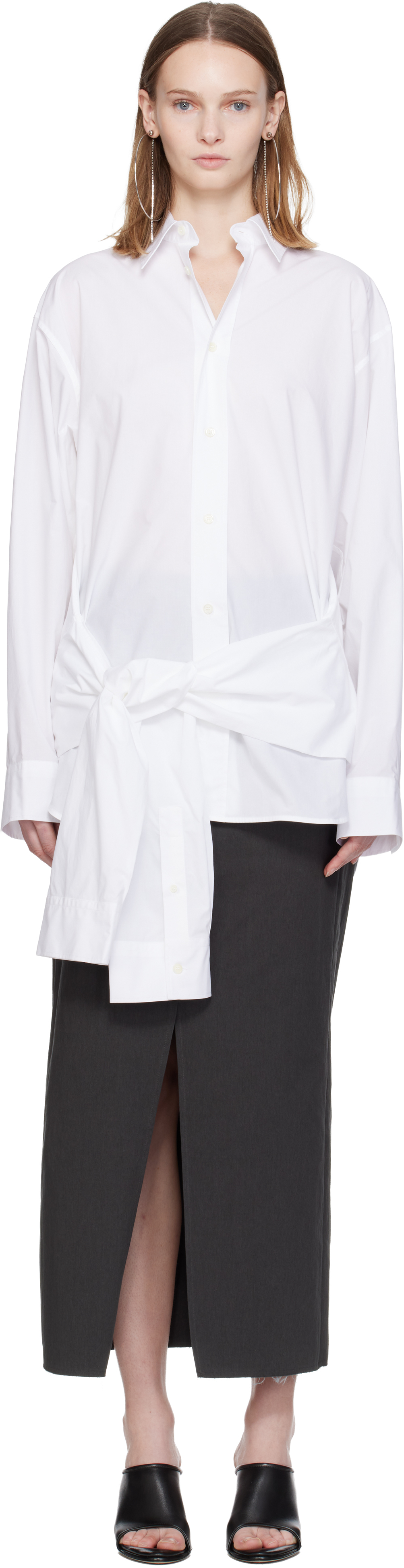 Jean Paul Gaultier White Cotton Shirt In White