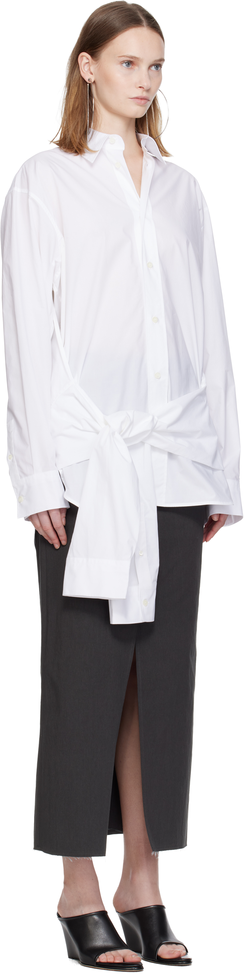 Jean Paul Gaultier White Cotton Shirt In White