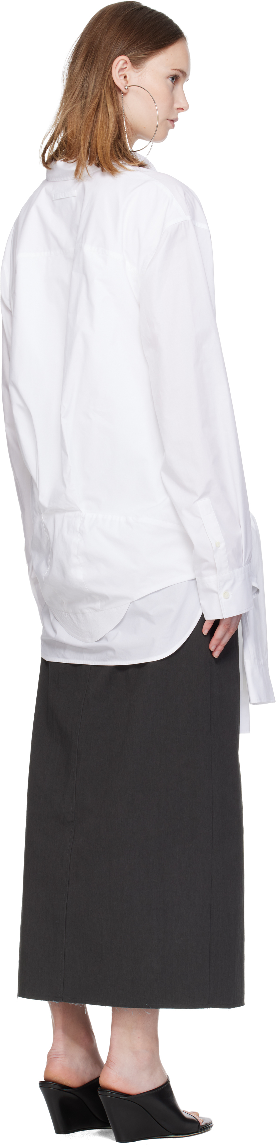 Jean Paul Gaultier White Cotton Shirt In White