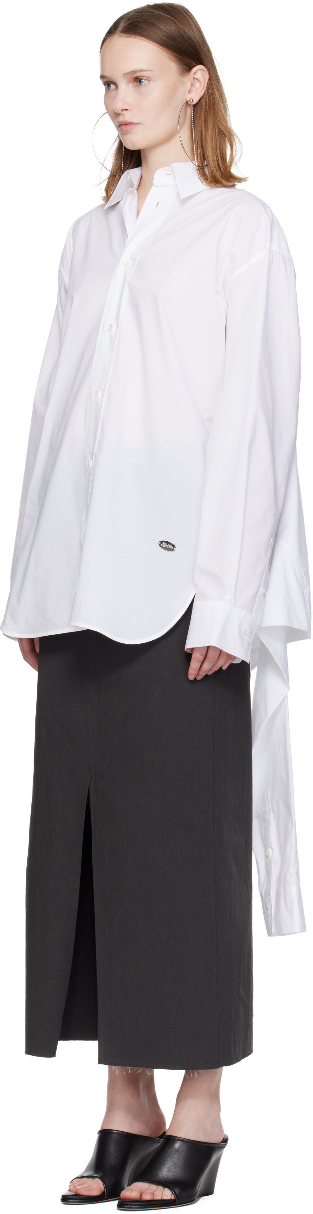 Jean Paul Gaultier White Cotton Shirt In White