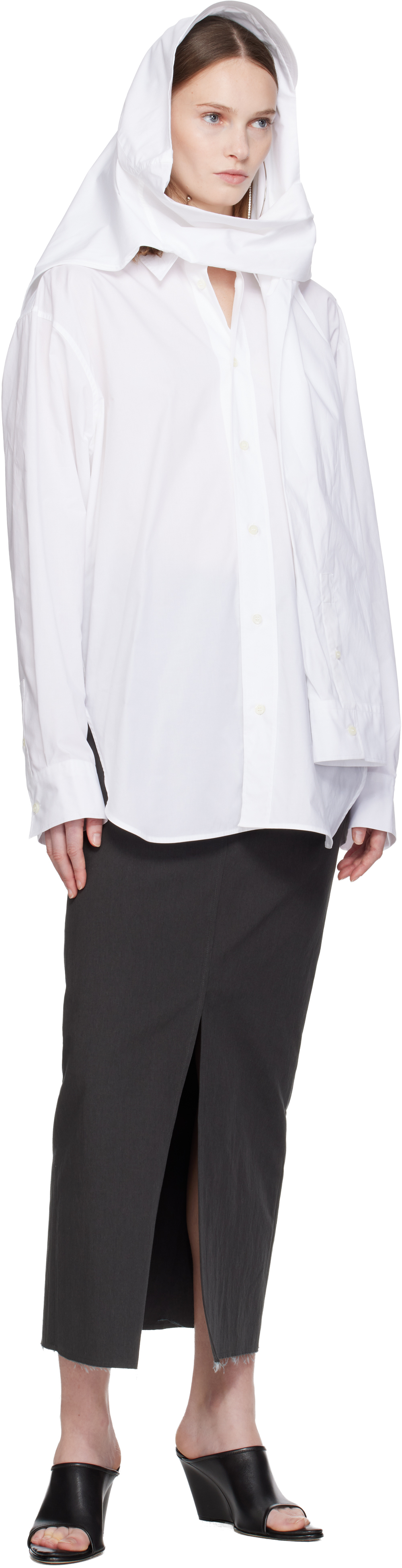 Jean Paul Gaultier White Cotton Shirt In White