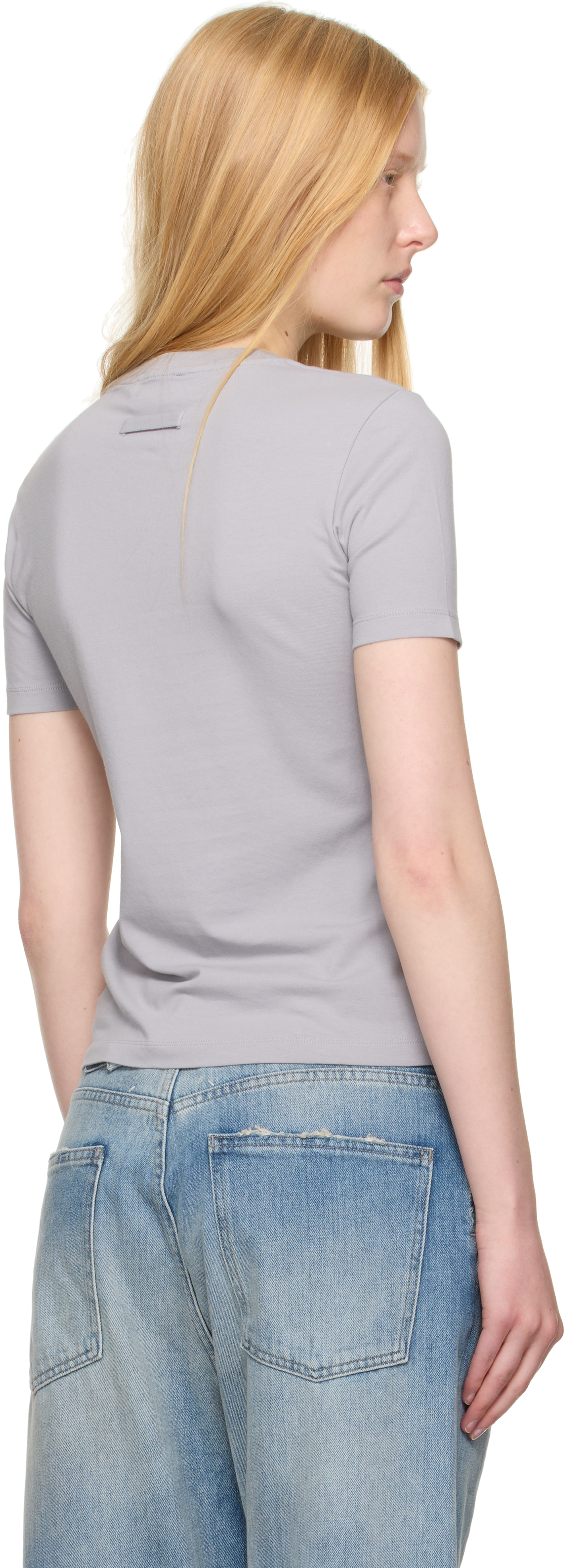 Jean Paul Gaultier Ssense Exclusive Gray Cotton Water Print Baby T-shirt