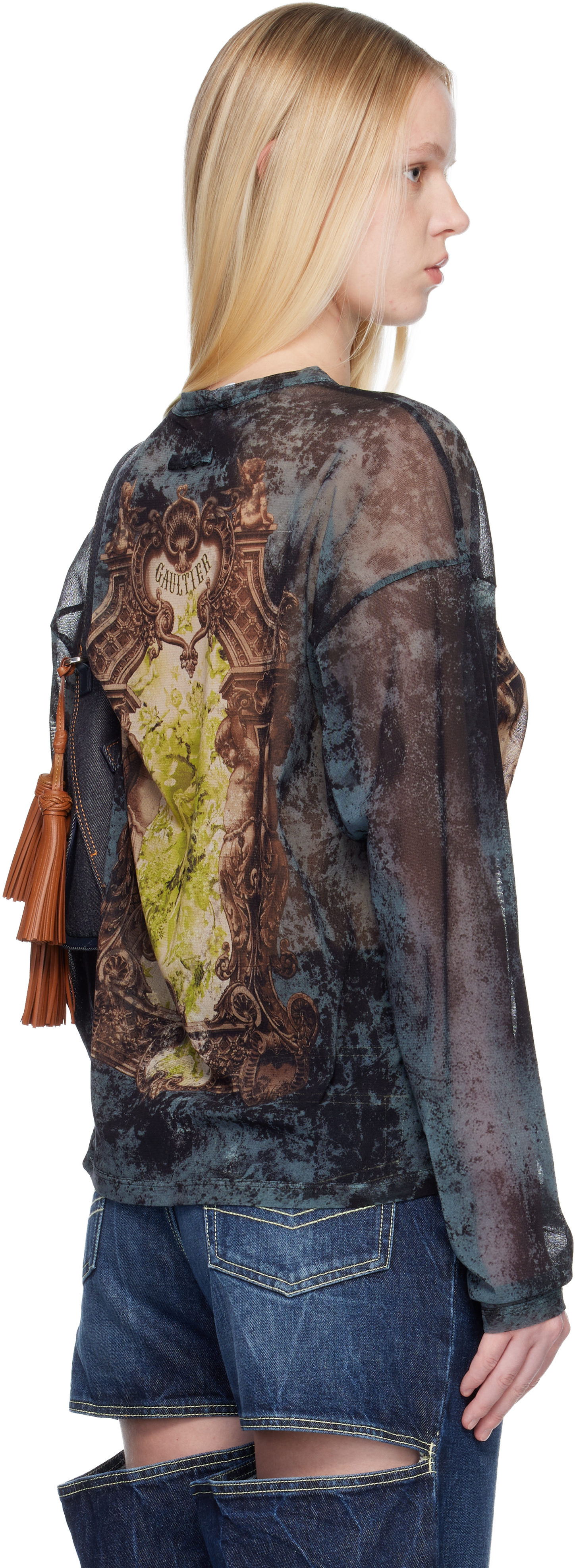 Jean Paul Gaultier Multicolor 'the Oversized Médaillon' T-shirt