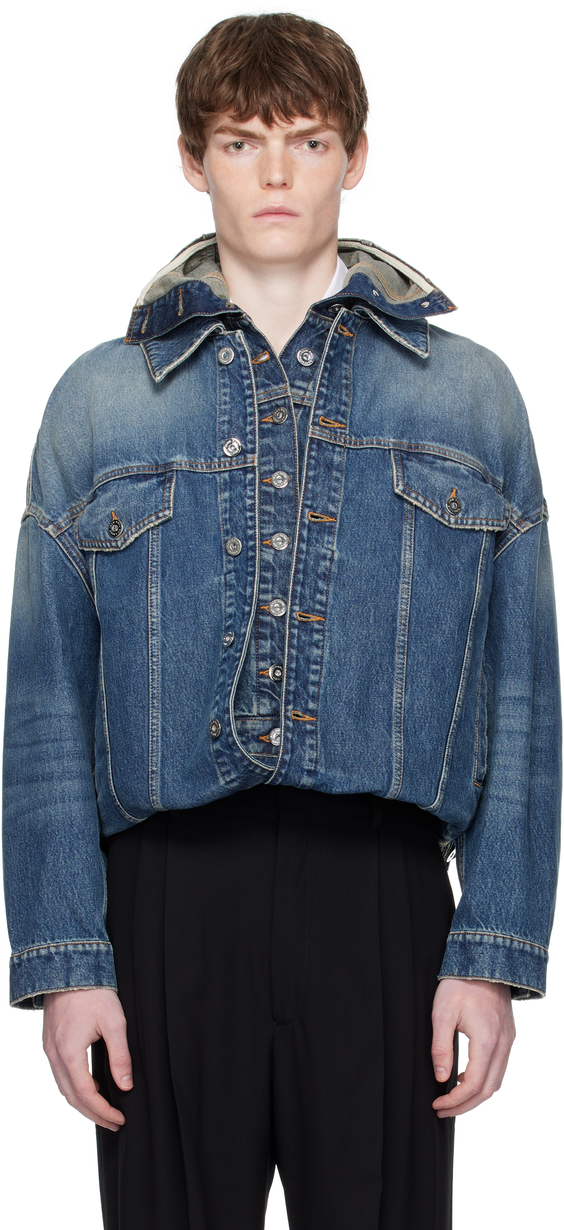 人気商品 Double' 'The Blue Gaultier: Paul Jean Denim SSENSE | Jacket ジャケット・アウター