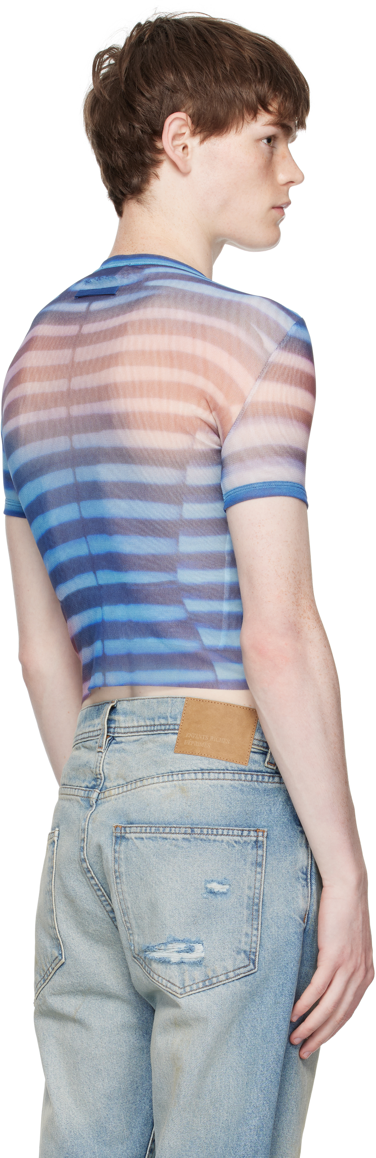 Jean Paul Gaultier Blue 'the Air' Baby T-shirt In Blue