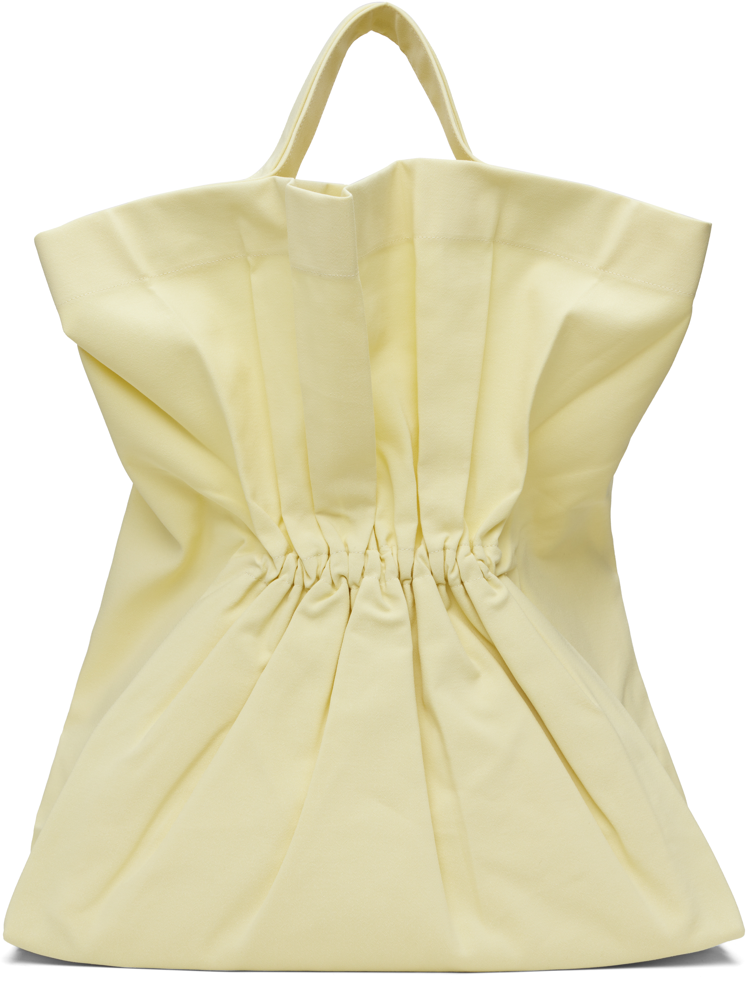 Yellow Drawn & Pressed Bag