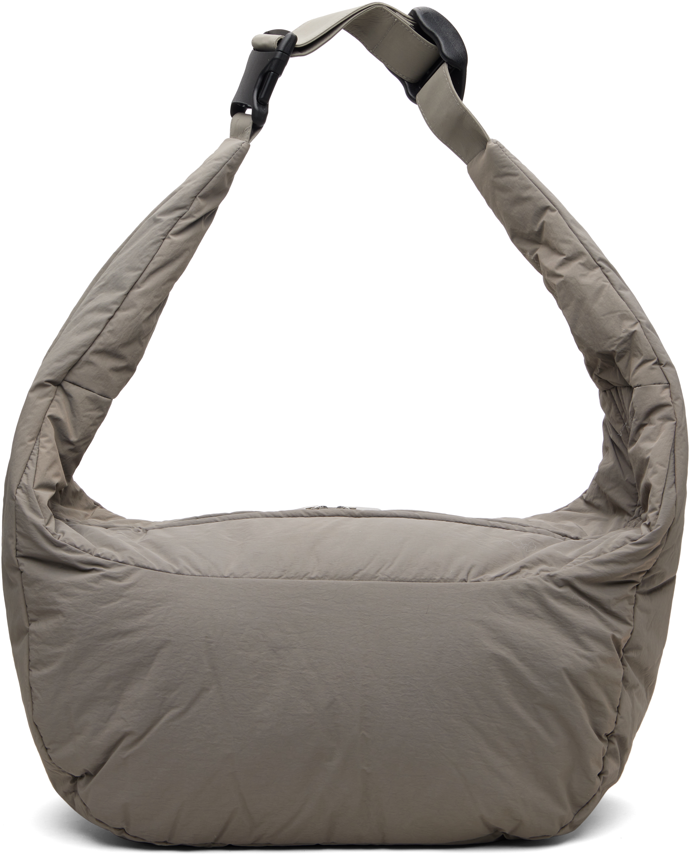 David Zacek Lunar Bag ショルダーバッグ Gray Lunar Sac Bag by Seventh on Sale