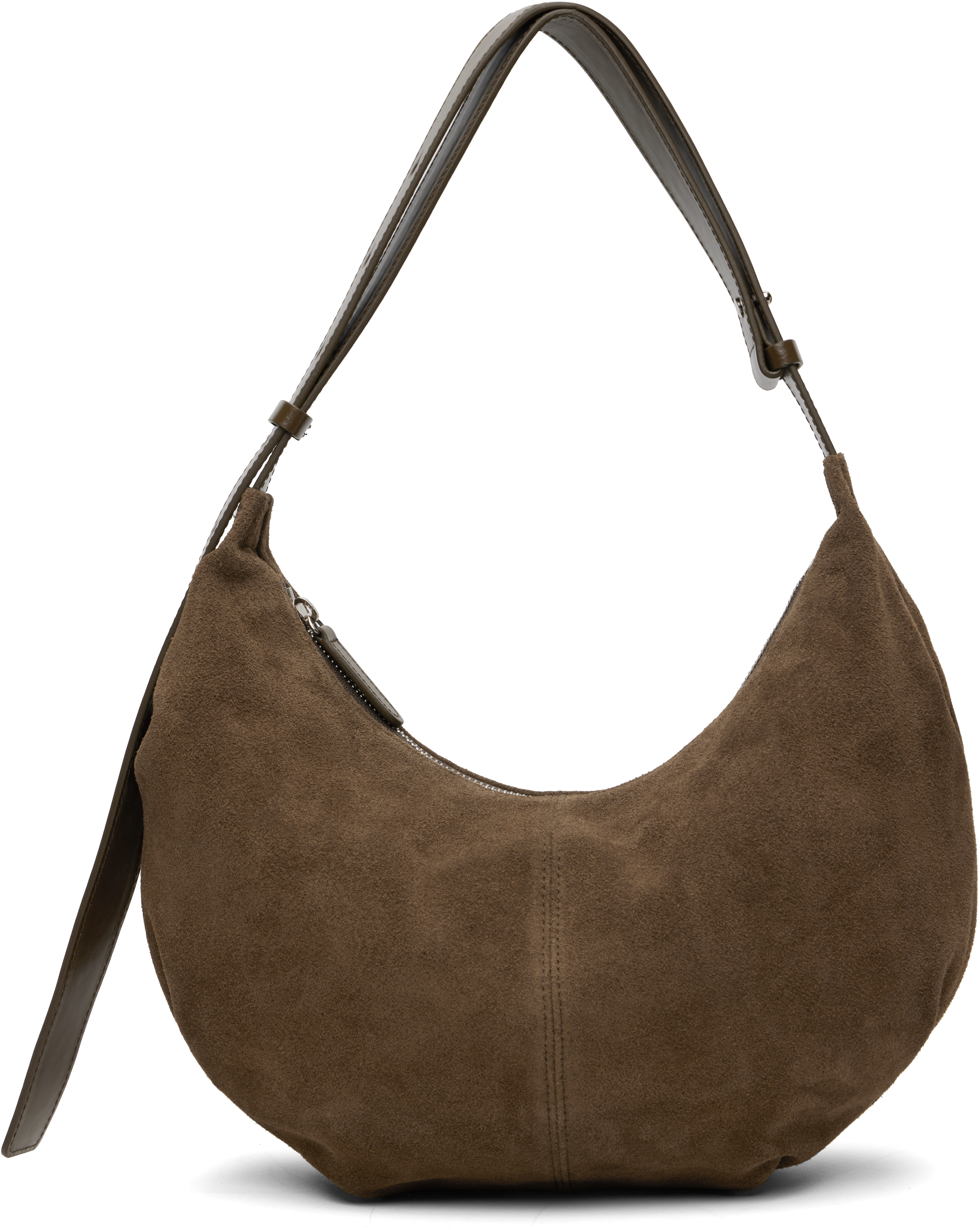 Nothing Written Brown Ht Suede Shoulder Bag In Brown
