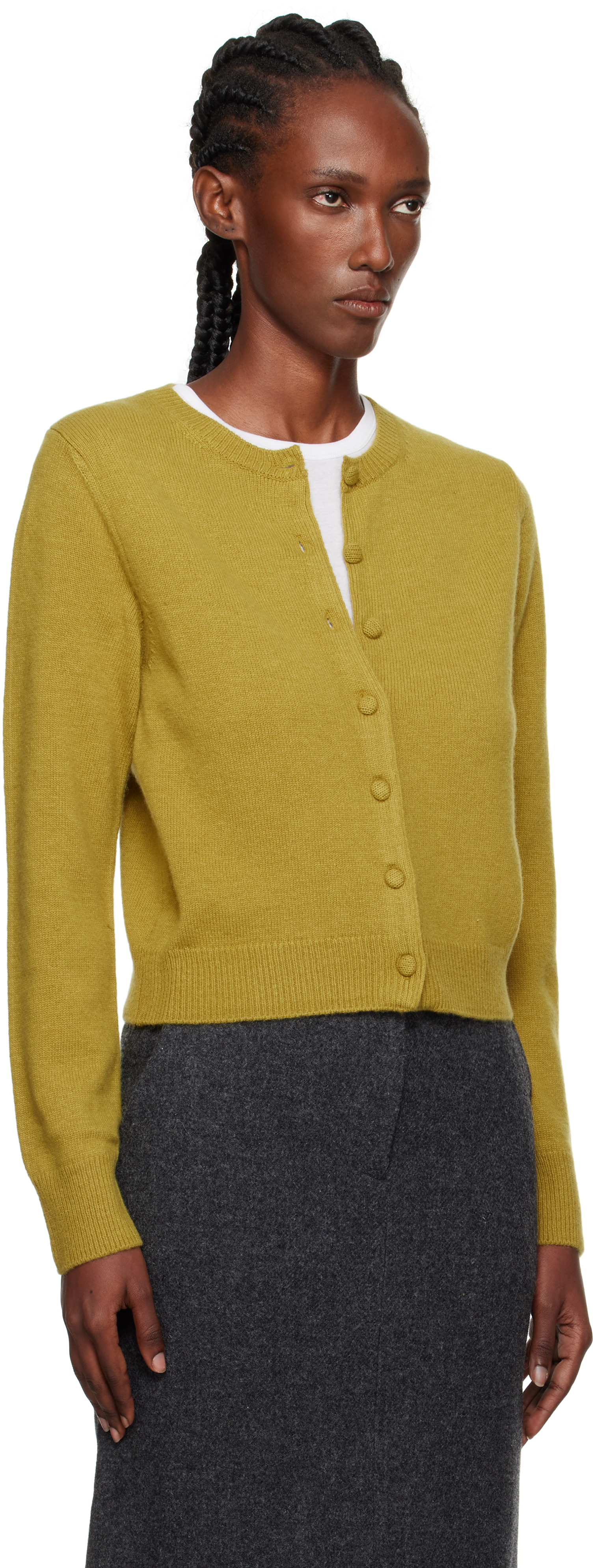 Nothing Written Green Diene Round Cardigan In Multi