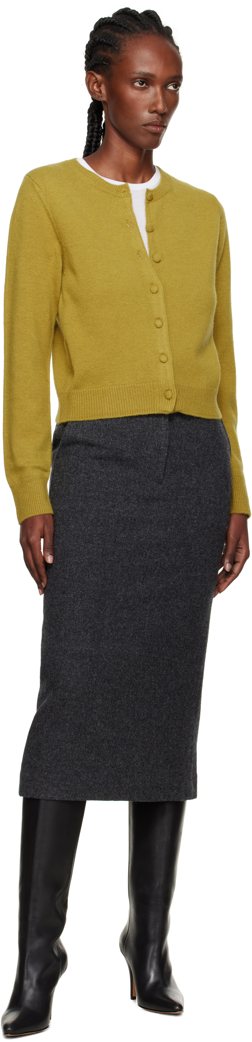 Nothing Written Green Diene Round Cardigan In Multi