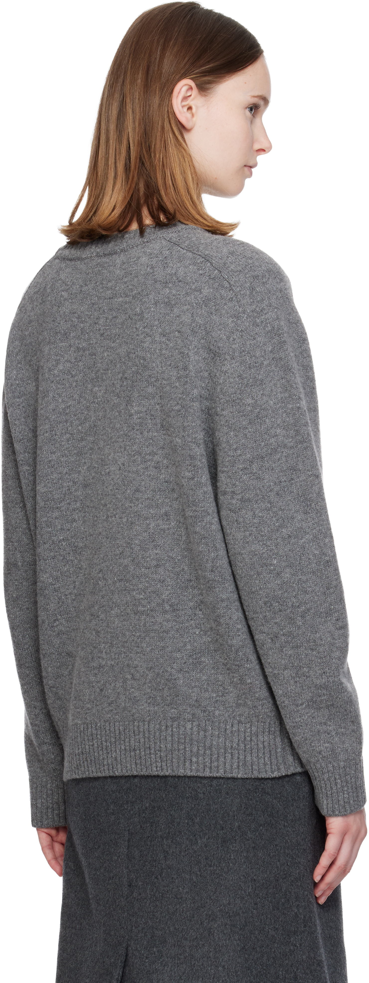 Nothing Written Gray Jude Round Sweater In Gray