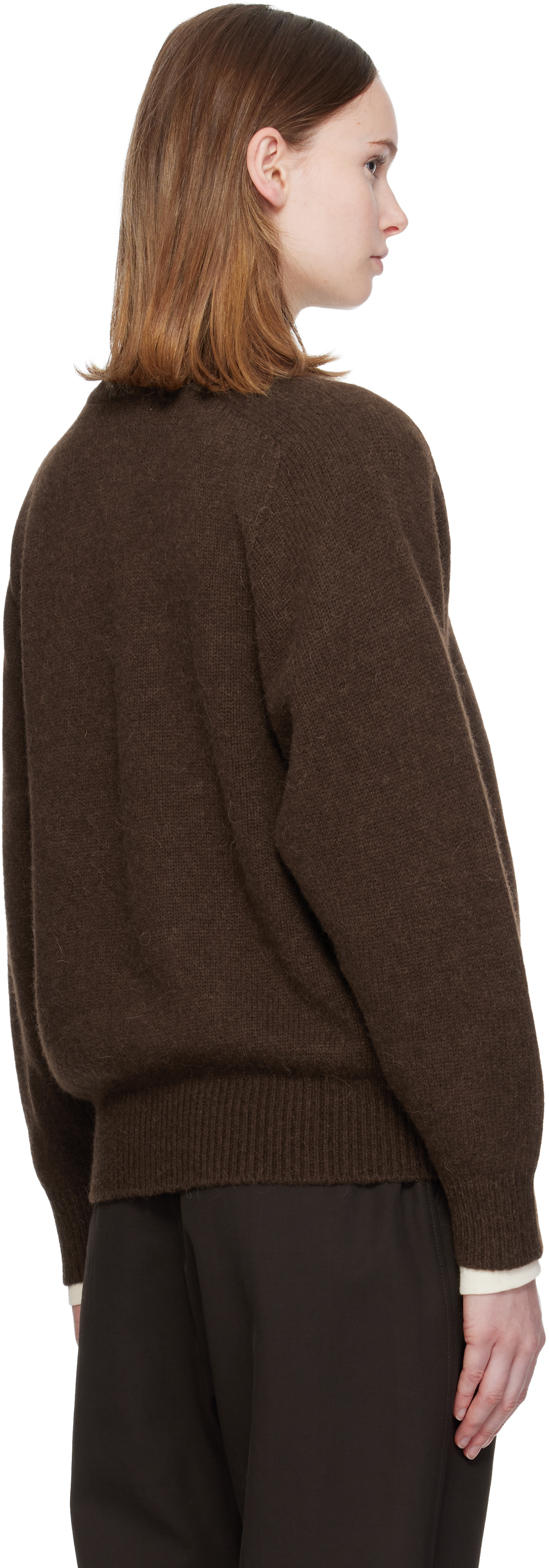 Nothing Written Brown Pound Alpaca Sweater In Brown