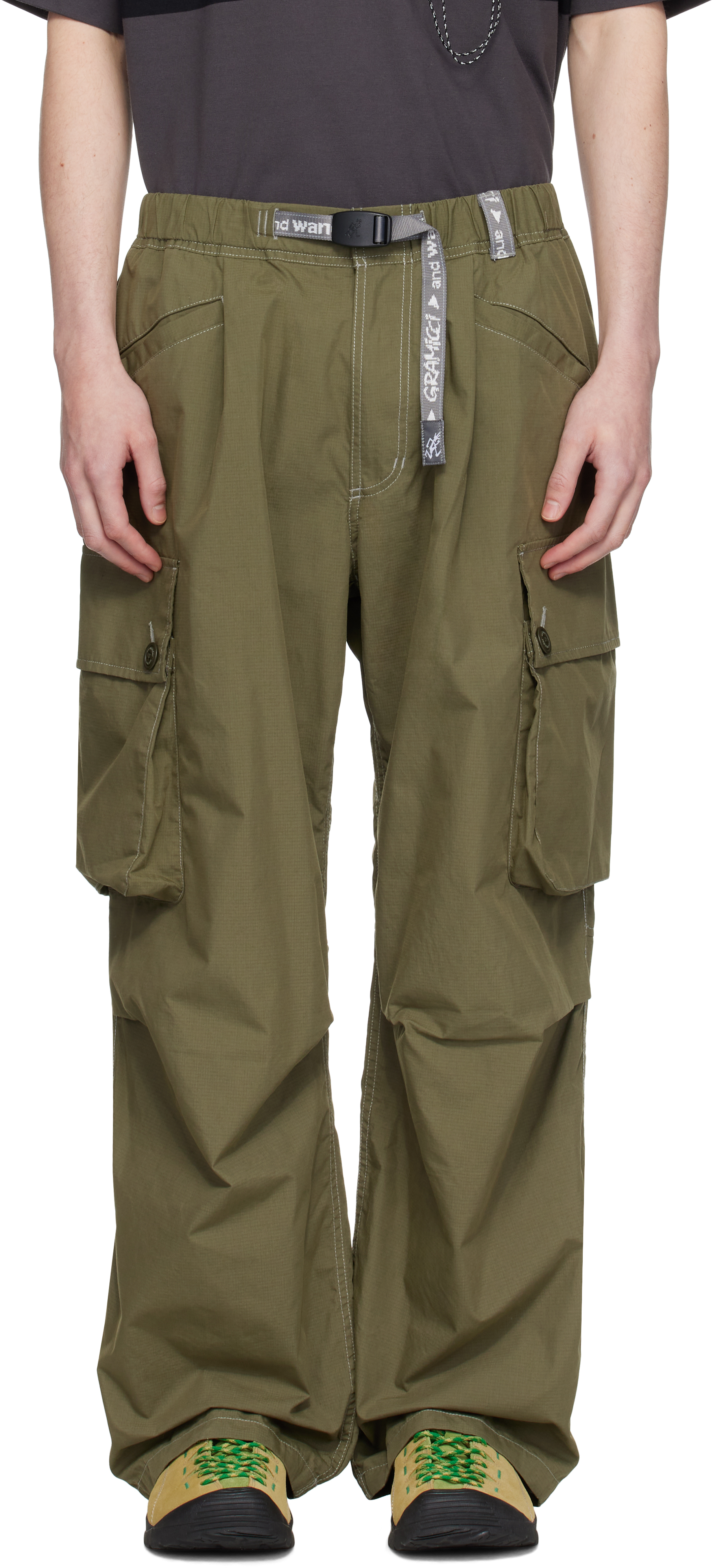 パンツ Gramicci & and wander MILITARY WIDE PANT GRAMICCI × and wander military wide pant | and wander
