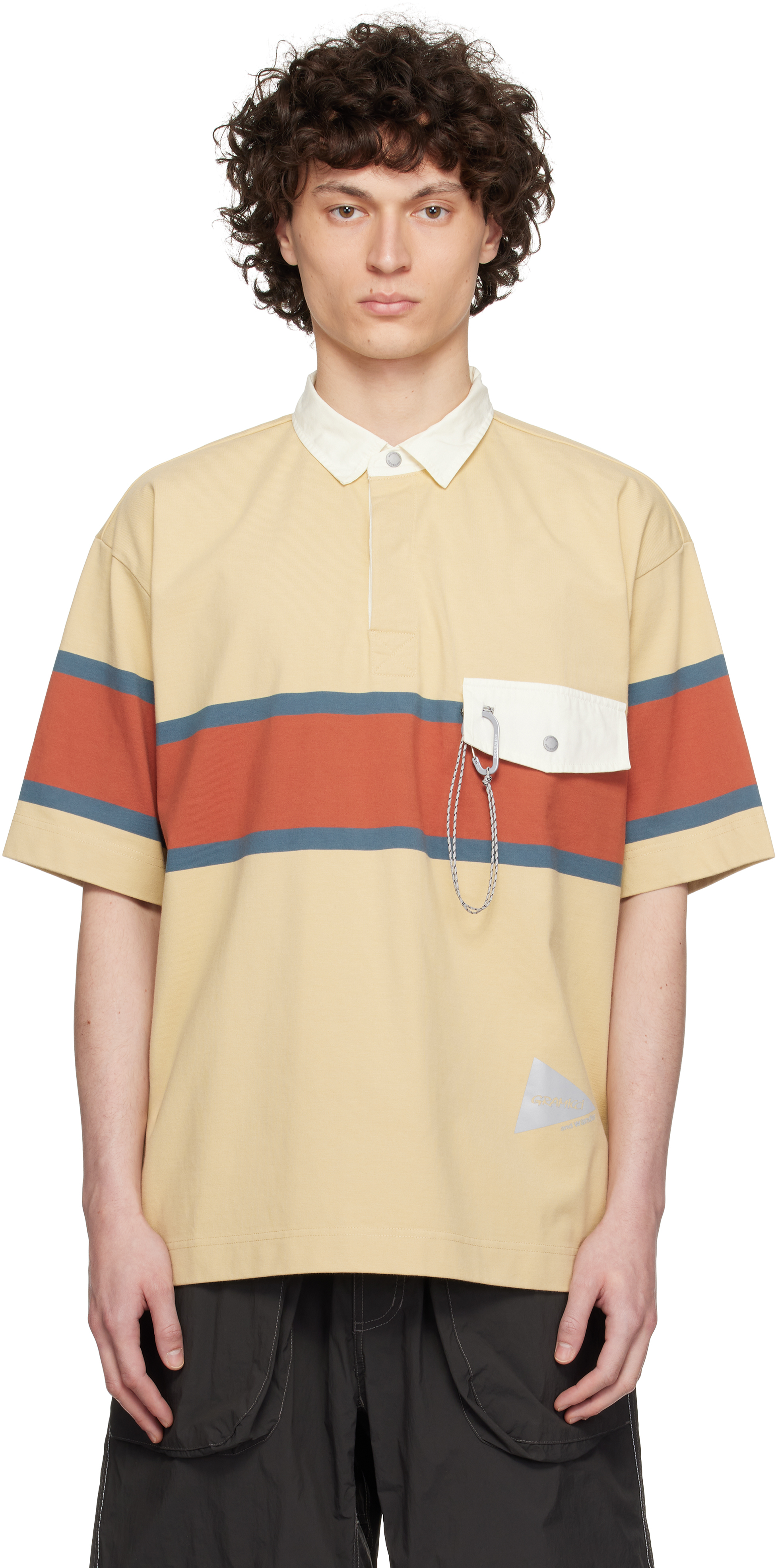 Yellow Gramicci Edition Tech Rugby Polo by and wander on Sale
