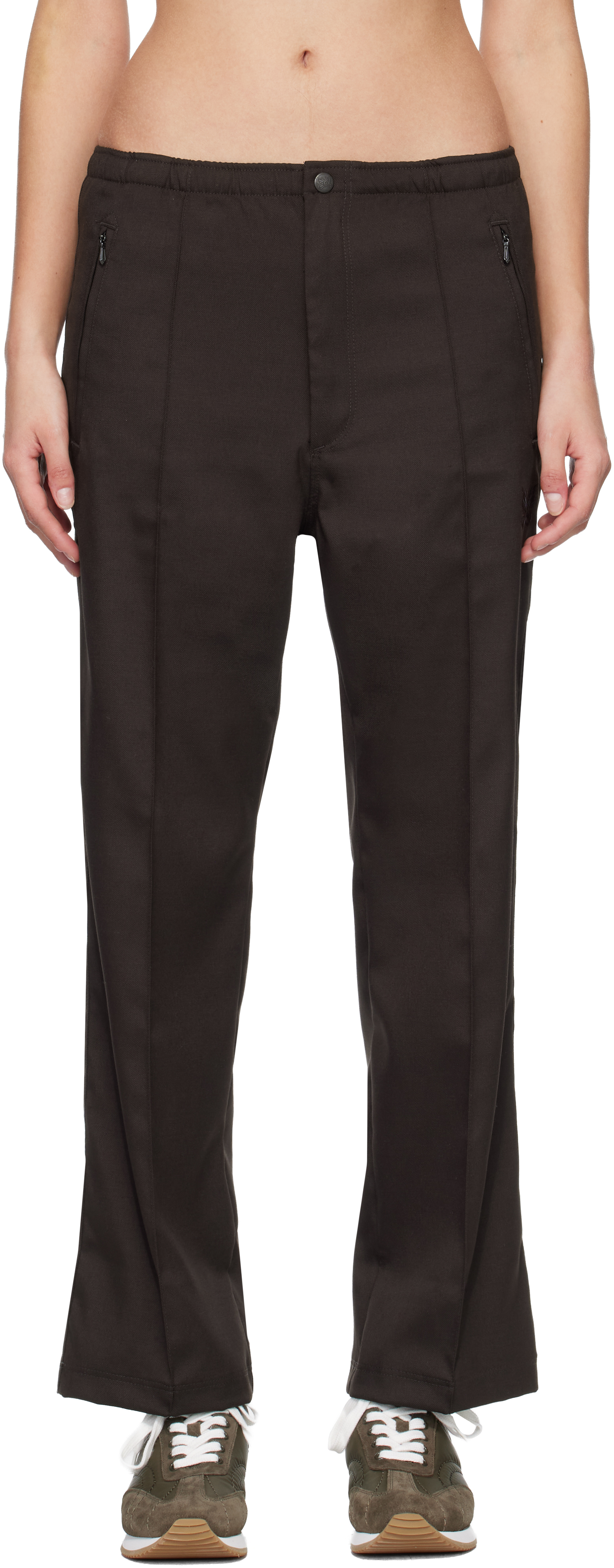 Needles ウォームアップパンツ Warm-Up Pant XS Brown Warm Up Lounge Pants by NEEDLES on Sale
