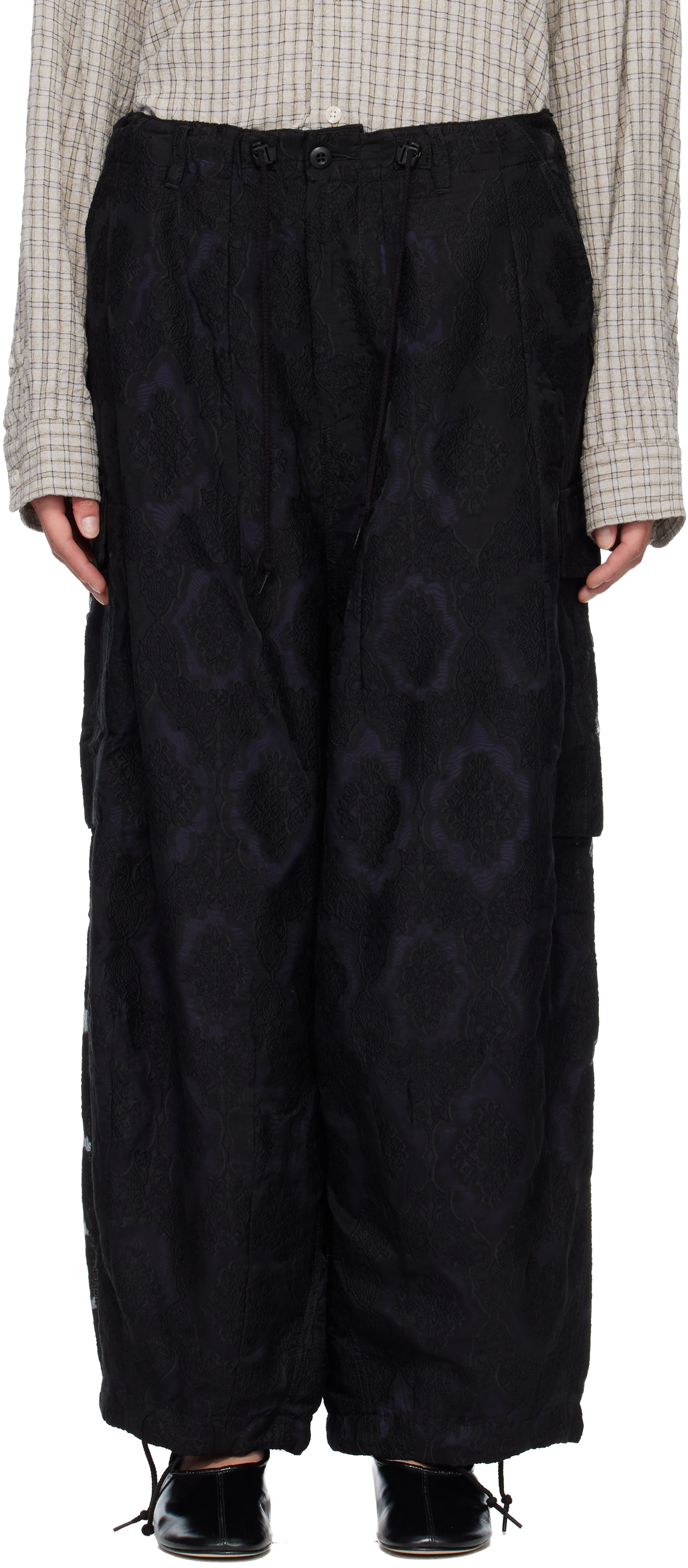 Black H.D. BDU Cargo Pants by NEEDLES on Sale