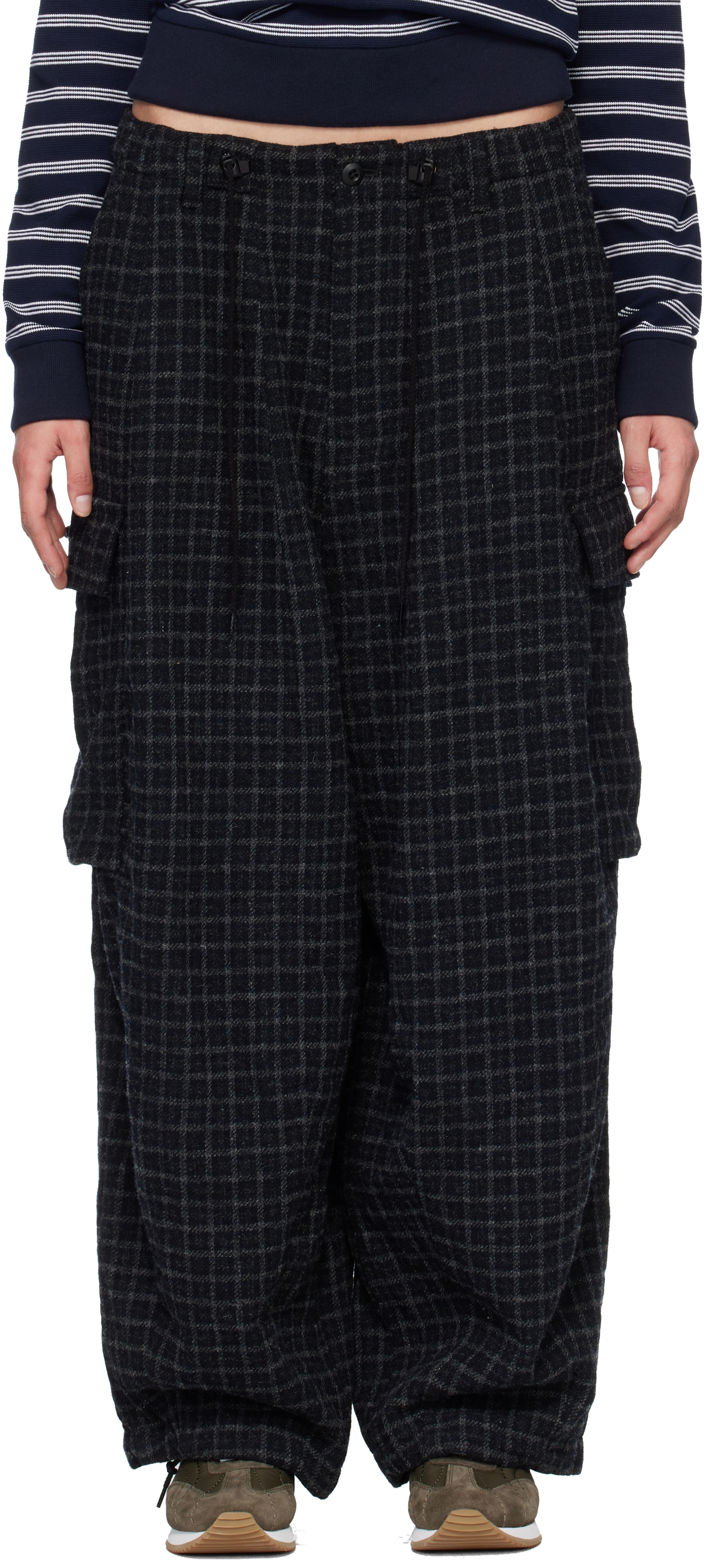 Black H.D. BDU Cargo Pants by NEEDLES on Sale
