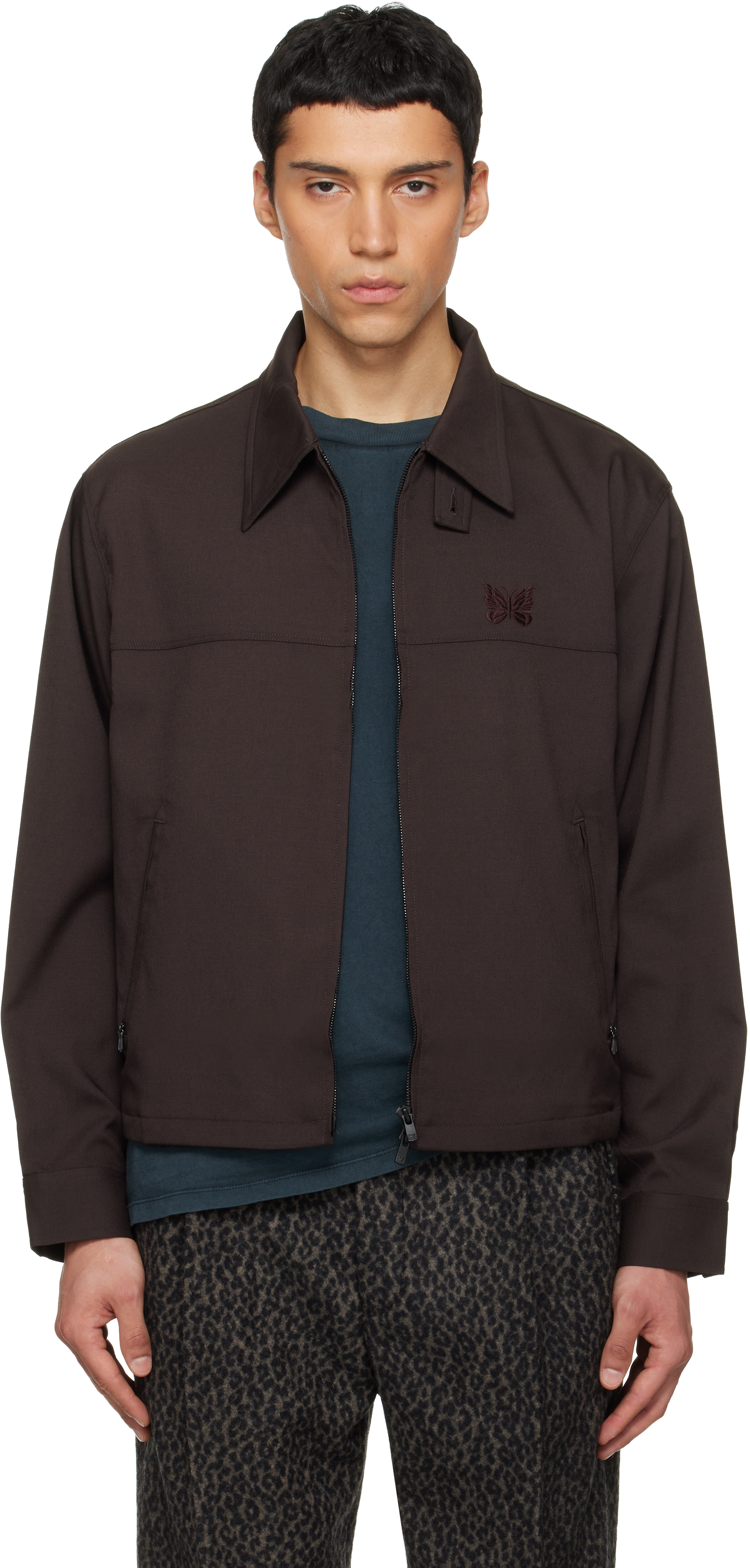 Needles ブラウン ジップアップジャケット S Needles ブラウン ジップアップジャケット L Needles - Track Jacket