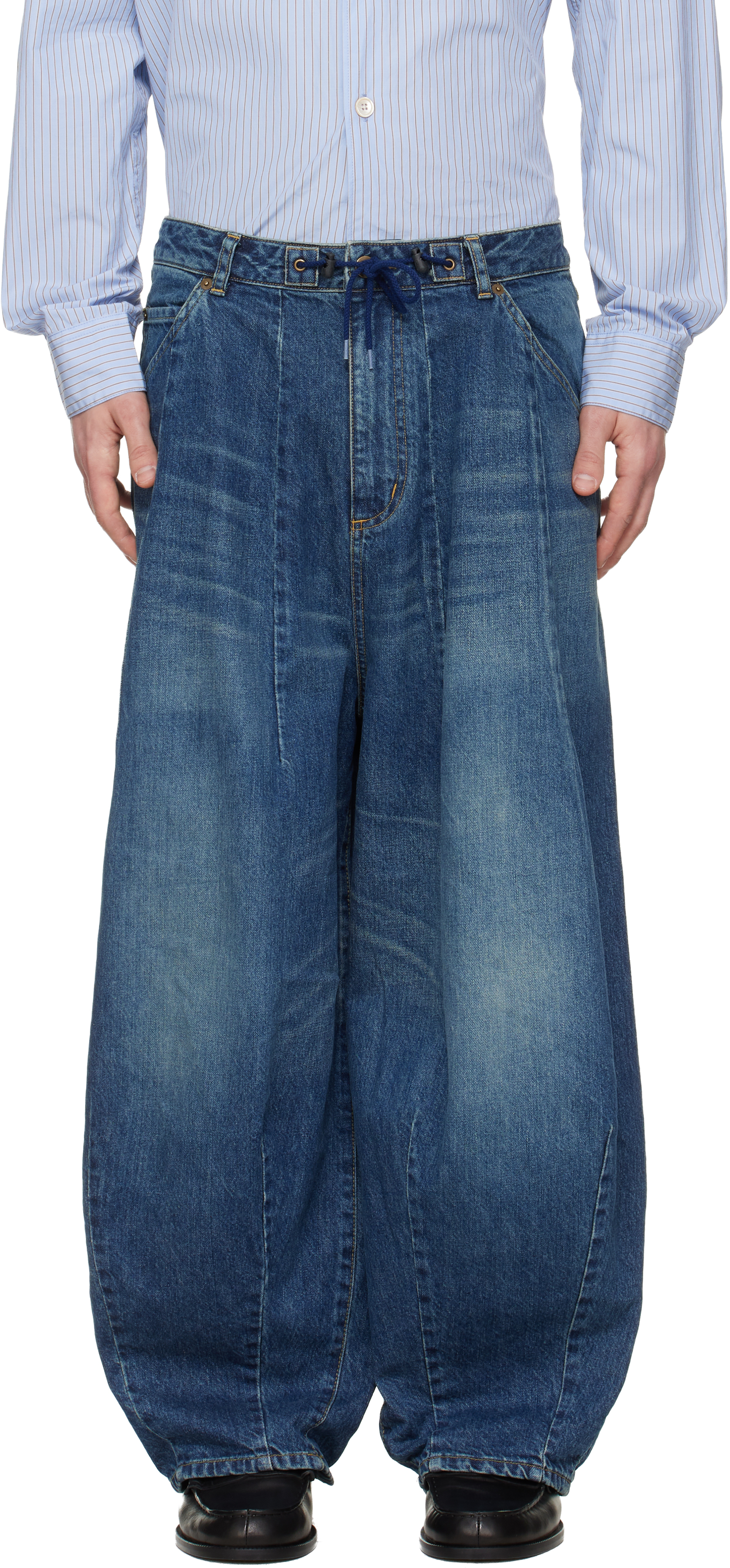 Blue H.D. Jeans by NEEDLES on Sale